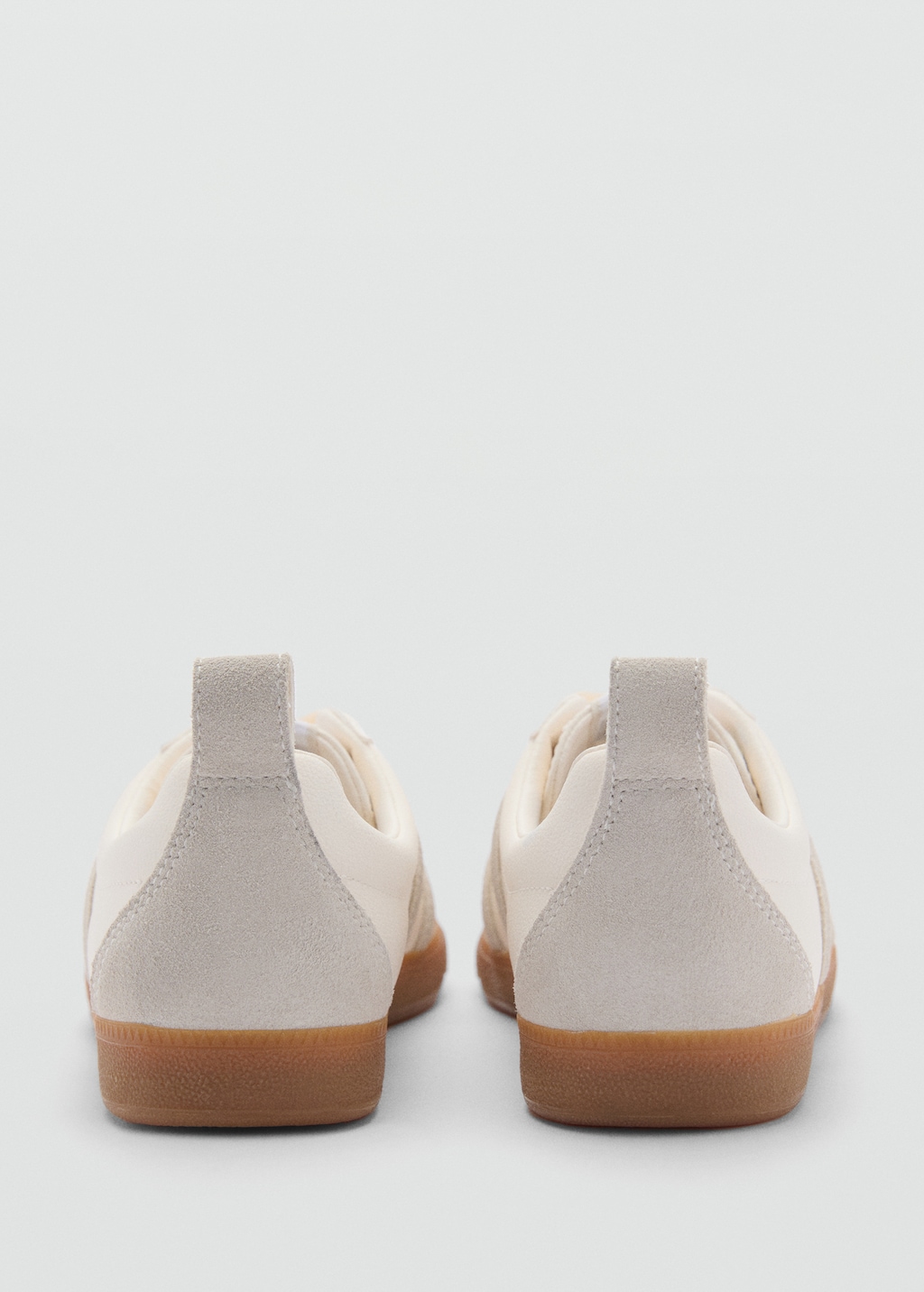 Contrast panel sneakers