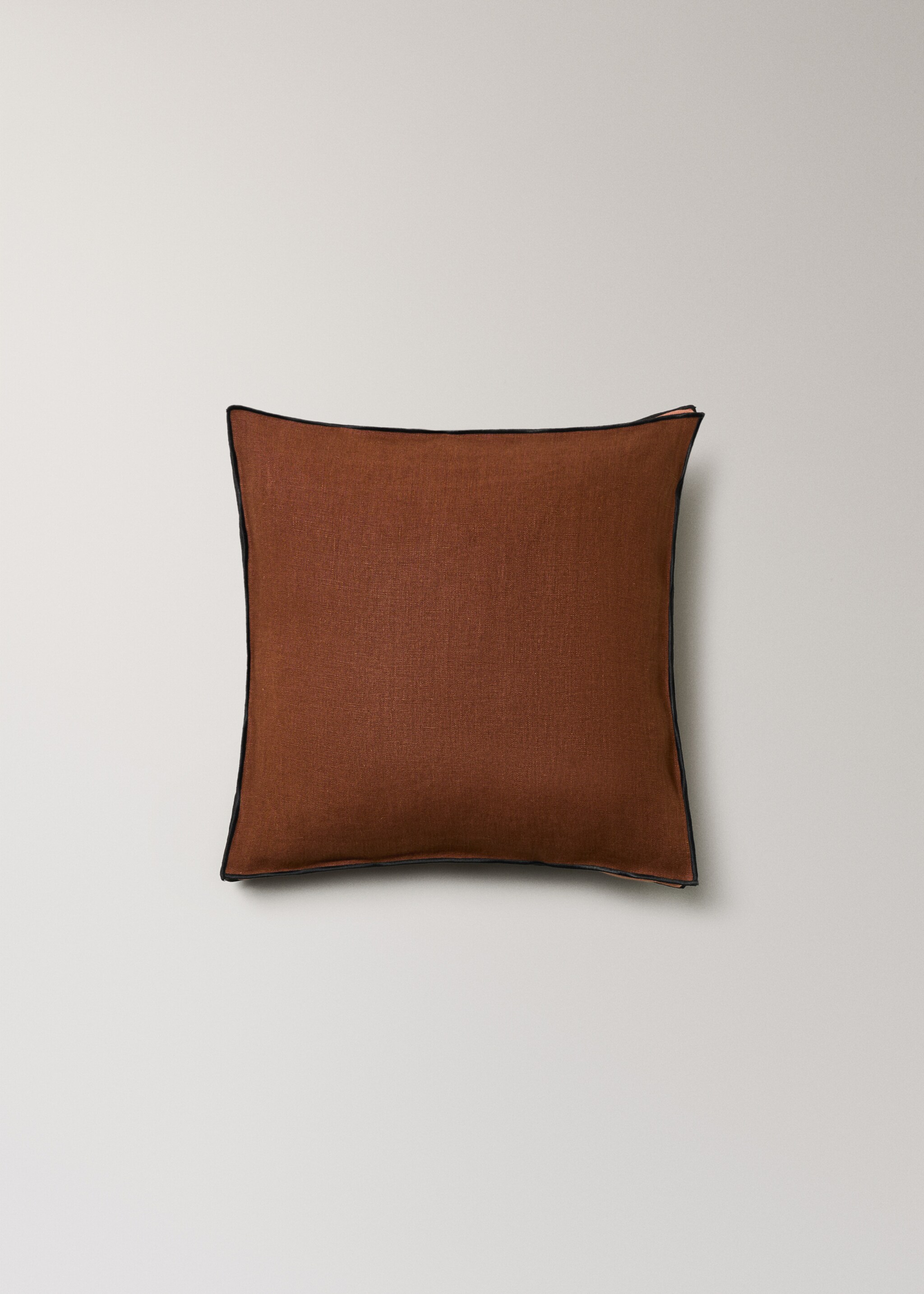 Bicolour linen cushion cover 45x45 cm - Article without model