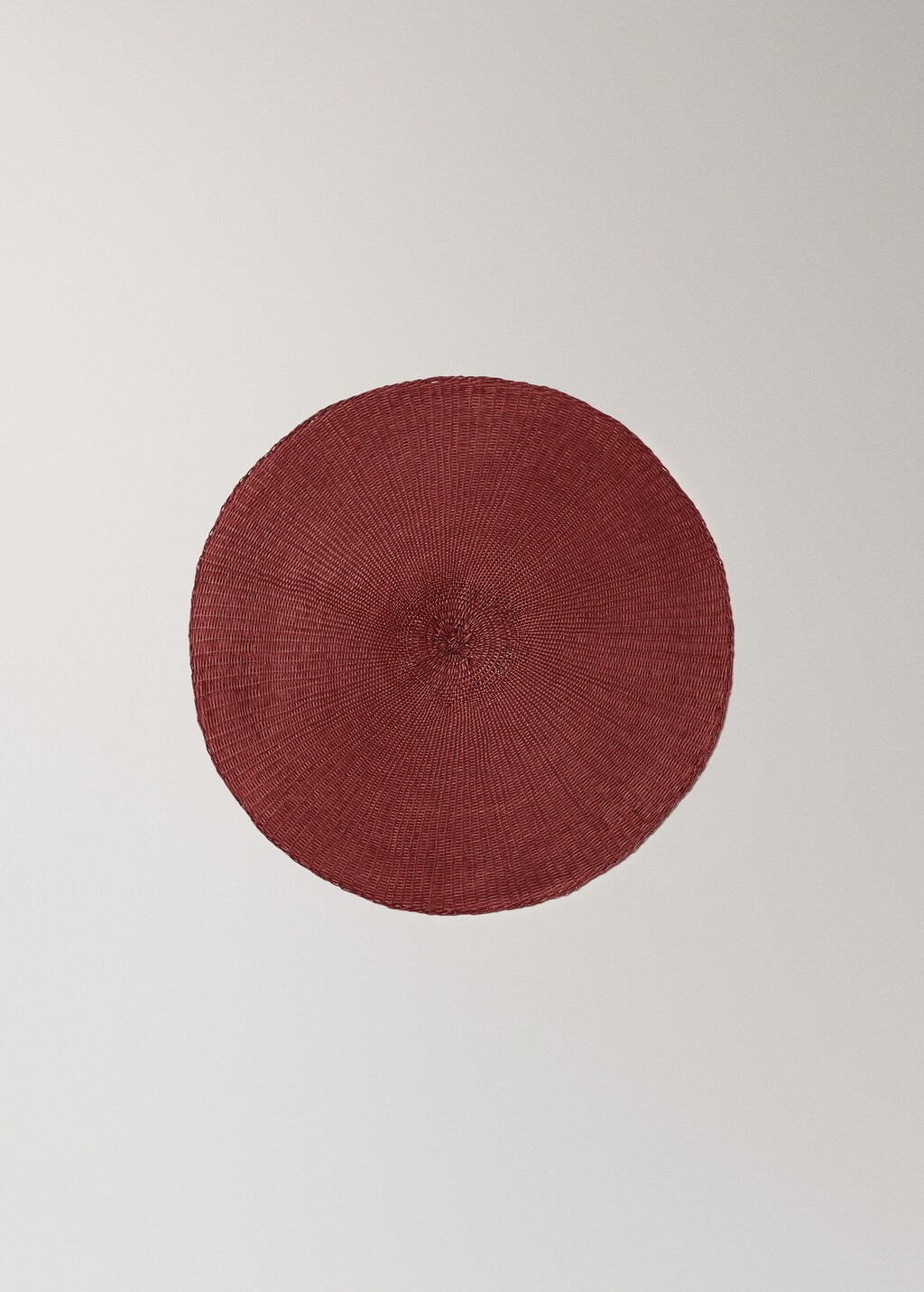 Colored paper placemat