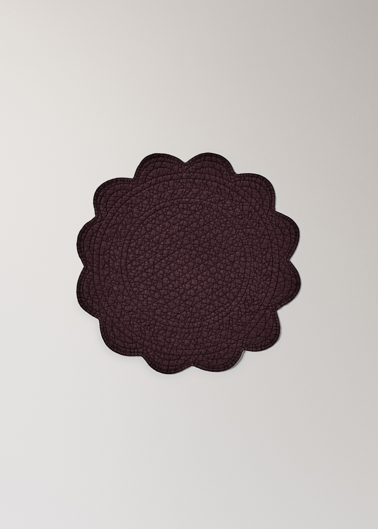 Round quilted placemat - Article without model