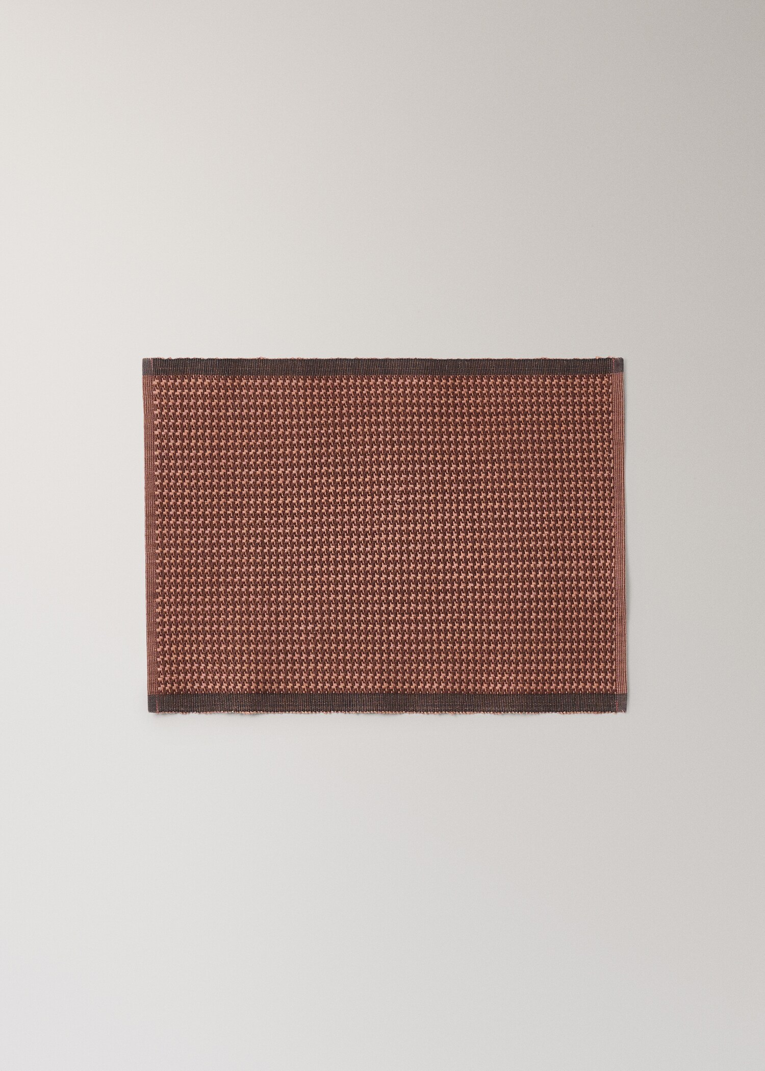 Checked cotton placemat - Article without model