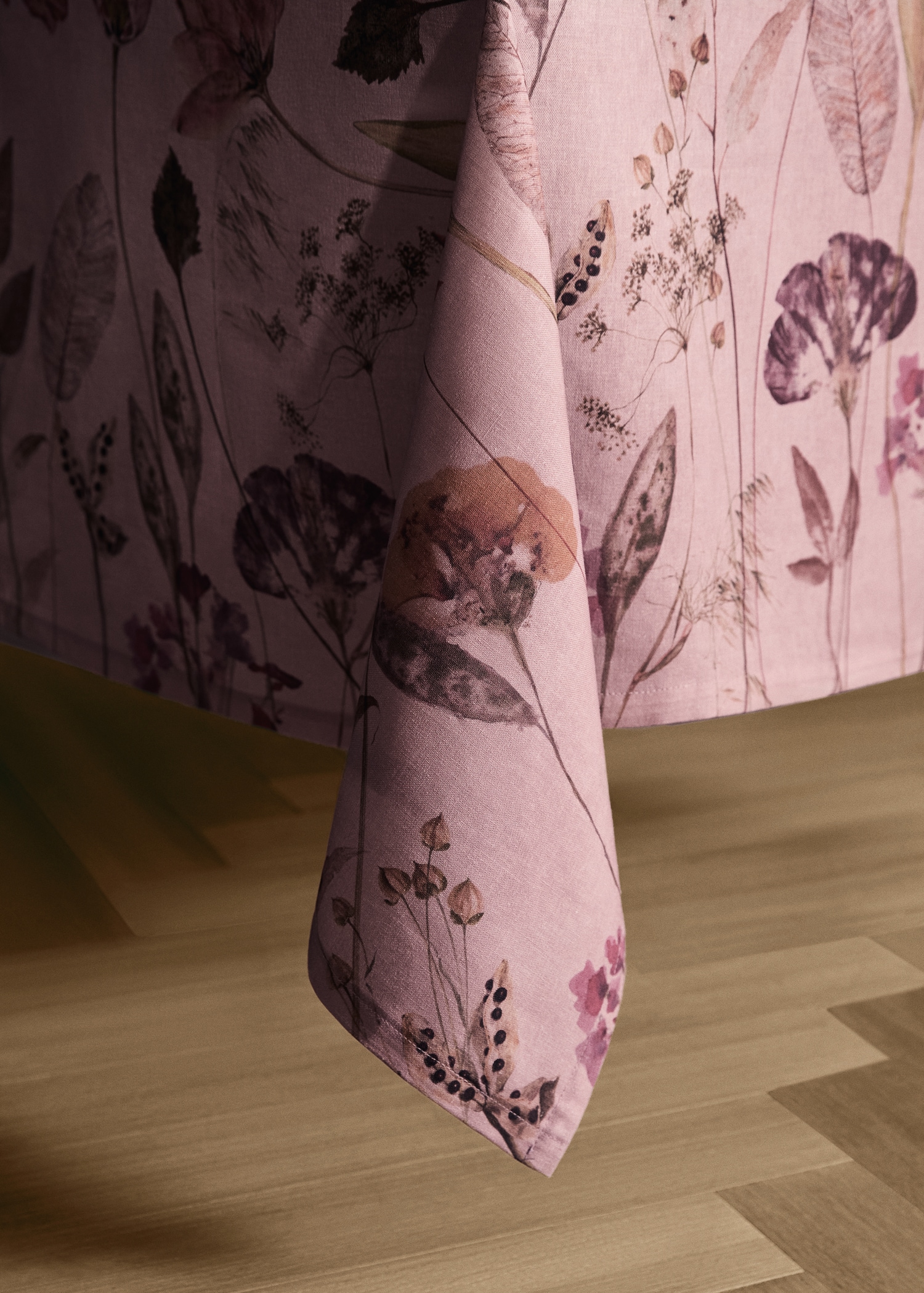 Cotton linen floral tablecloth colour - Details of the article 8