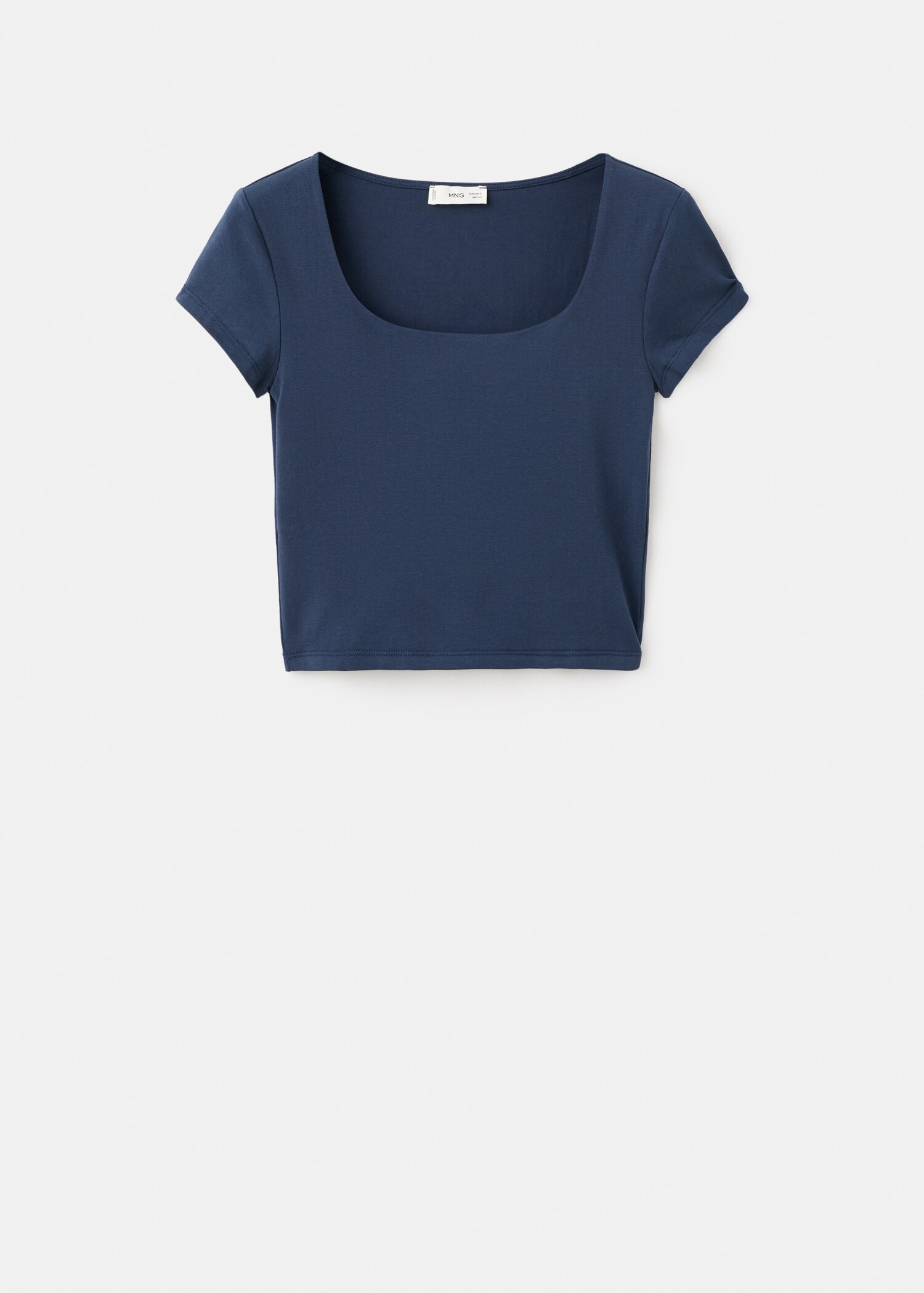 Fitted cotton t-shirt - Article without model