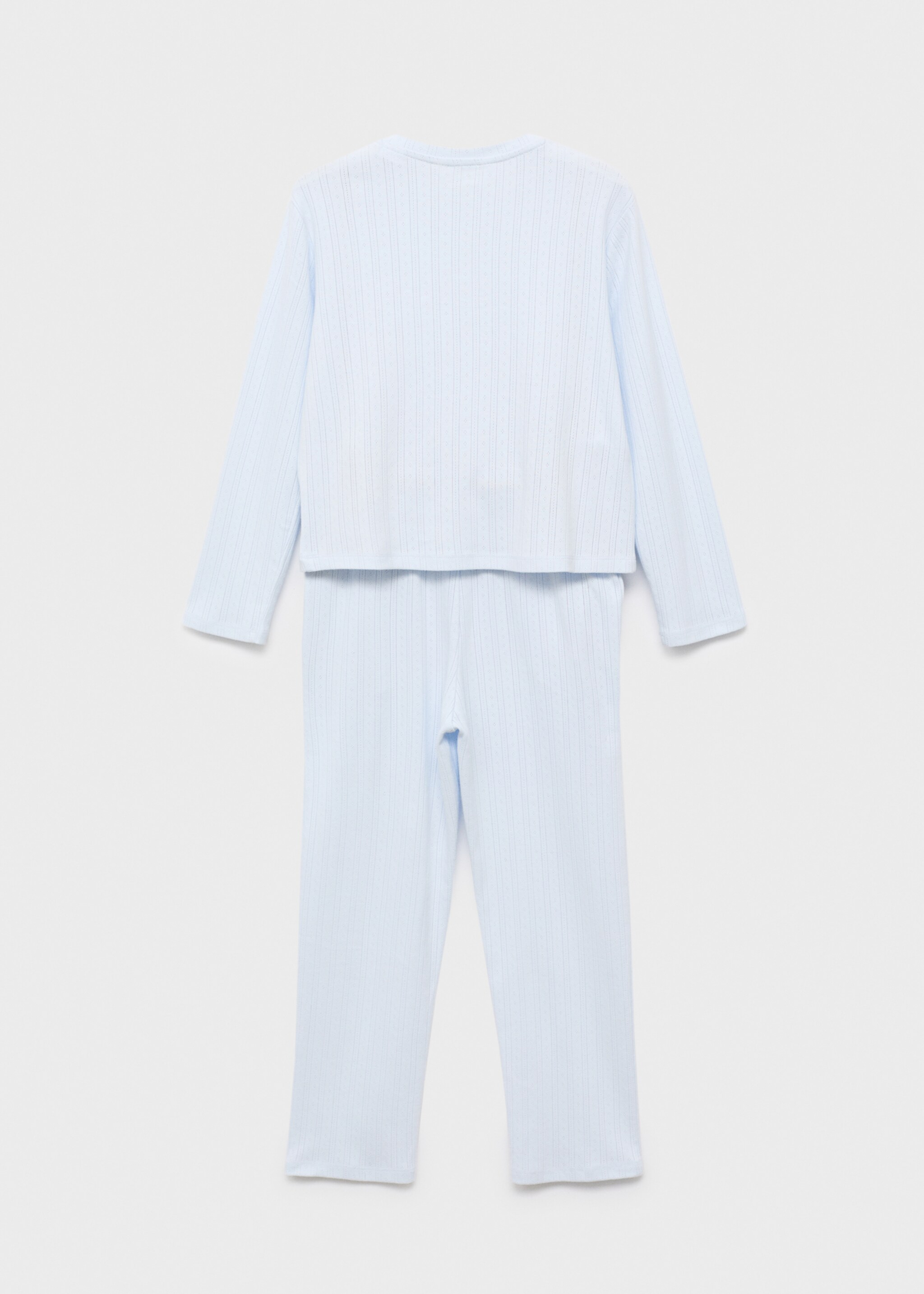 Pijama azuli - Reverso del artículo, Azul celeste. Ref: 17013802-00.