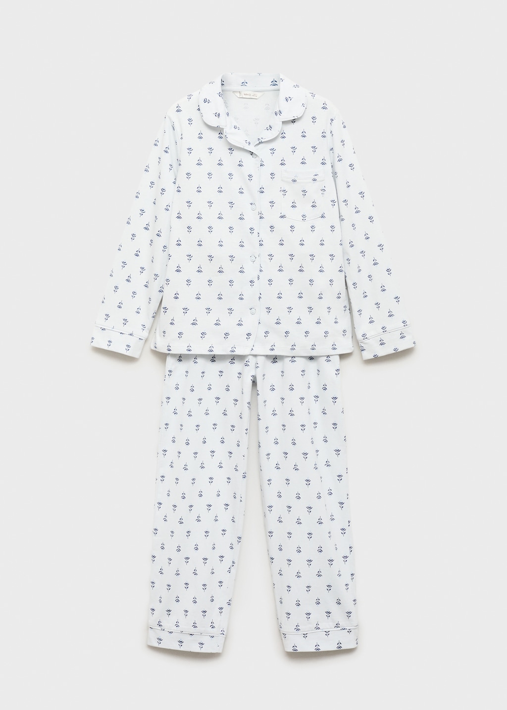 Floral-print pajamas