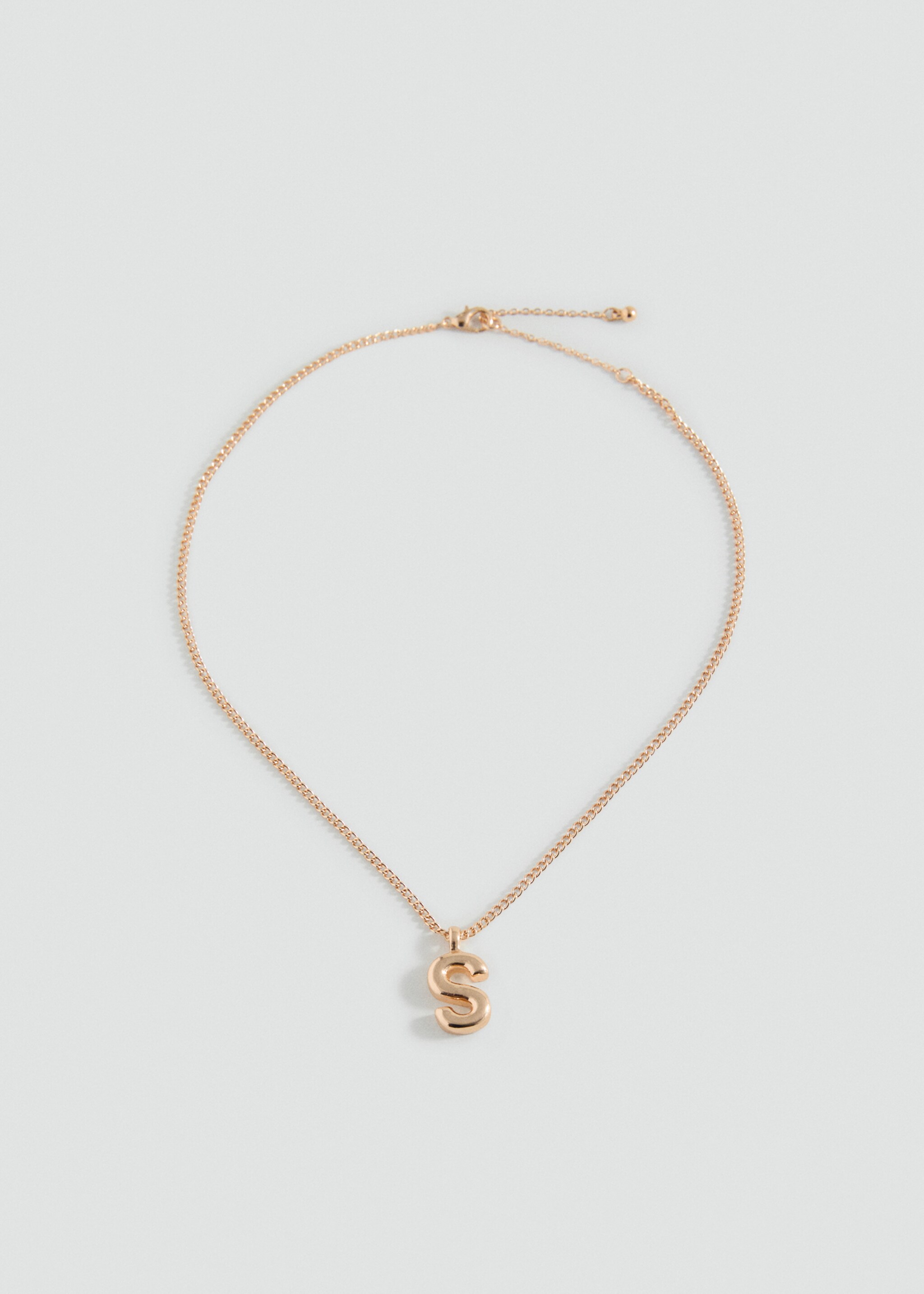 Letter Pendant Necklace - Article without model