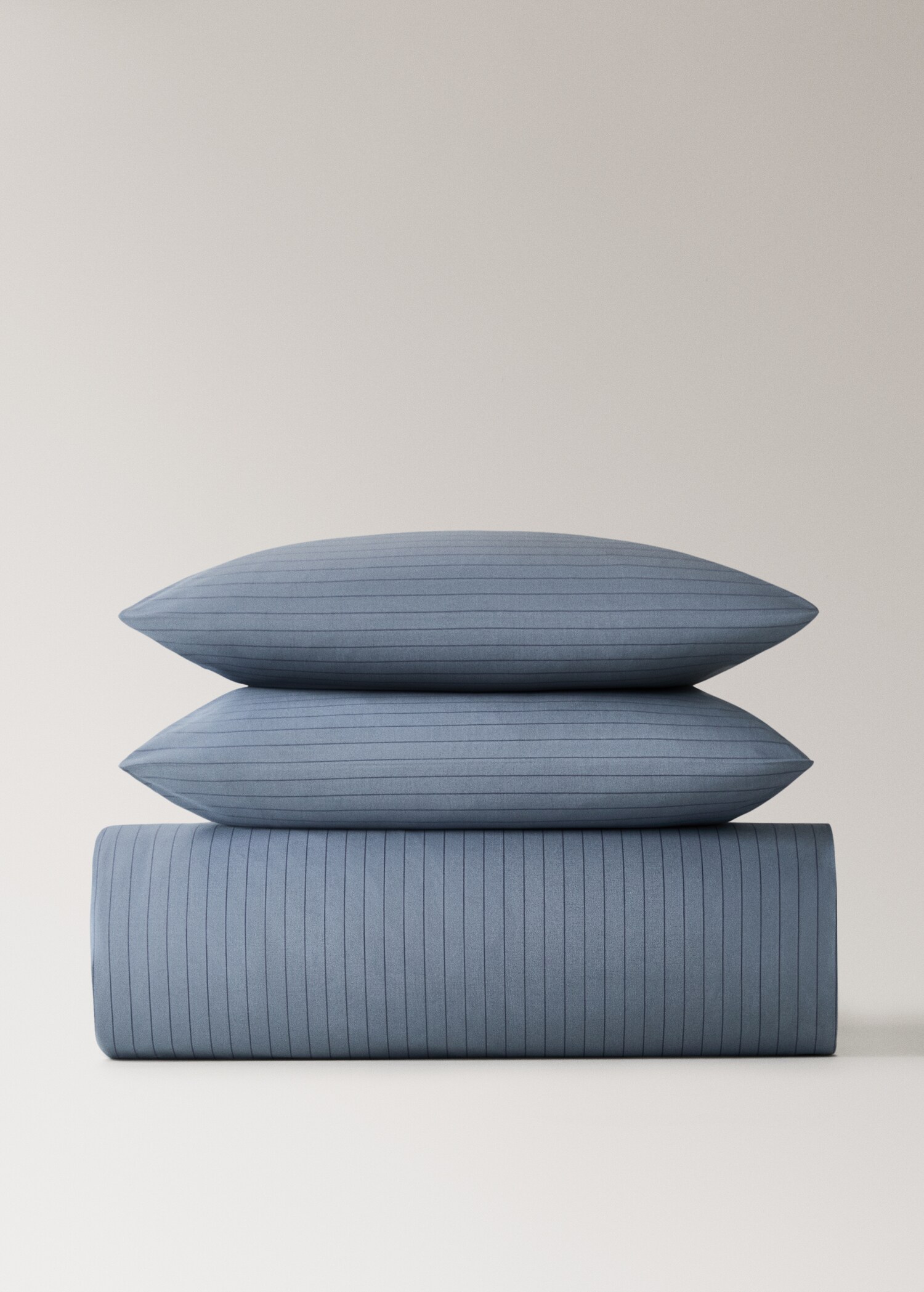 Funda nòrdica cotó percala ratlles reversible llit 90 cm - Article sense model