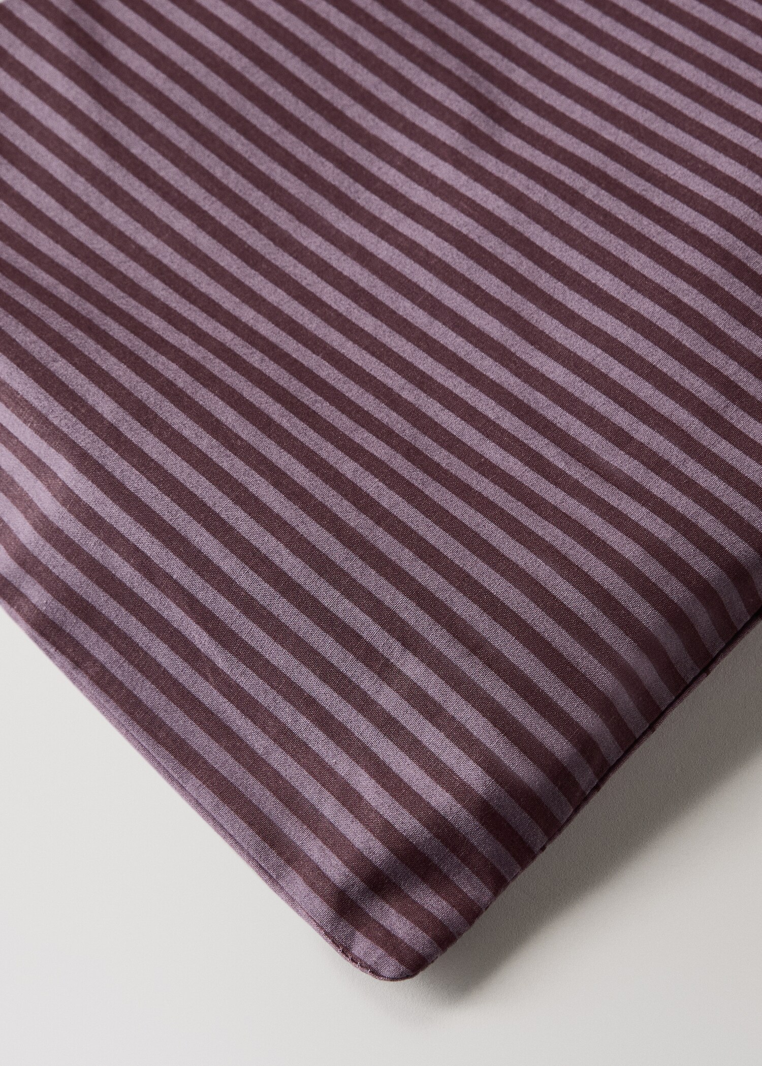 Oboustranný povlak na přikrývku z bavlněného perkálu s pruhy, na postel 90 cm - Detail zboží 3