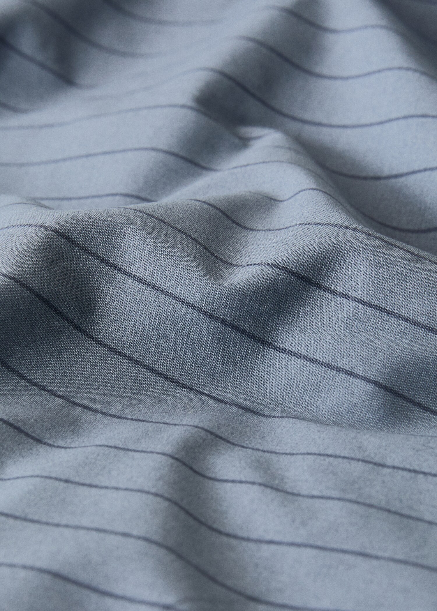 Copripiumino percalle di cotone righe reversibile letto 135/140 cm - Dettaglio dell'articolo 2