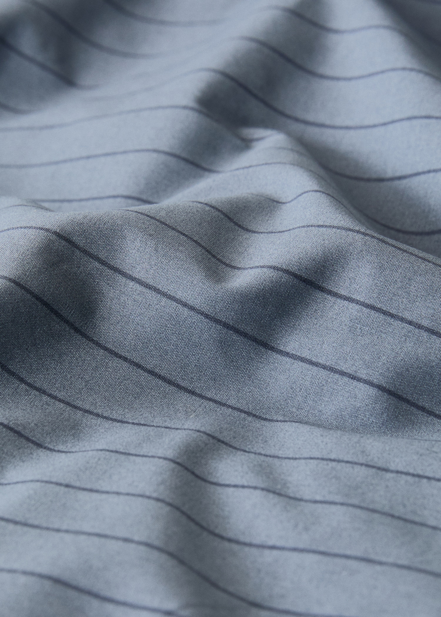 Wendbarer Bettbezug aus Baumwoll-Perkal mit Streifen für 150/160 cm Bett - Detail des Artikels 2