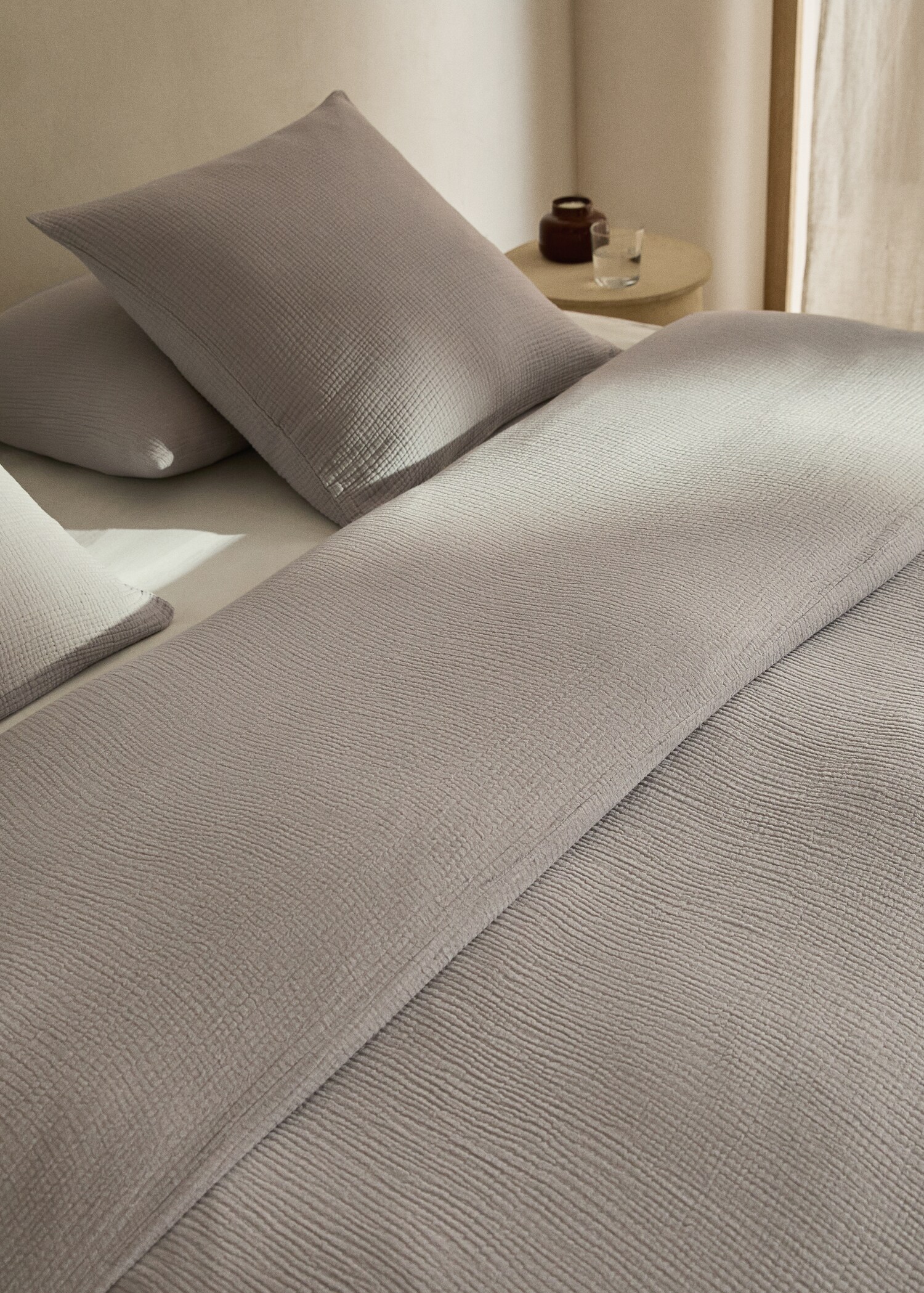 Cotton gauze duvet cover single bed - Details of the article 7