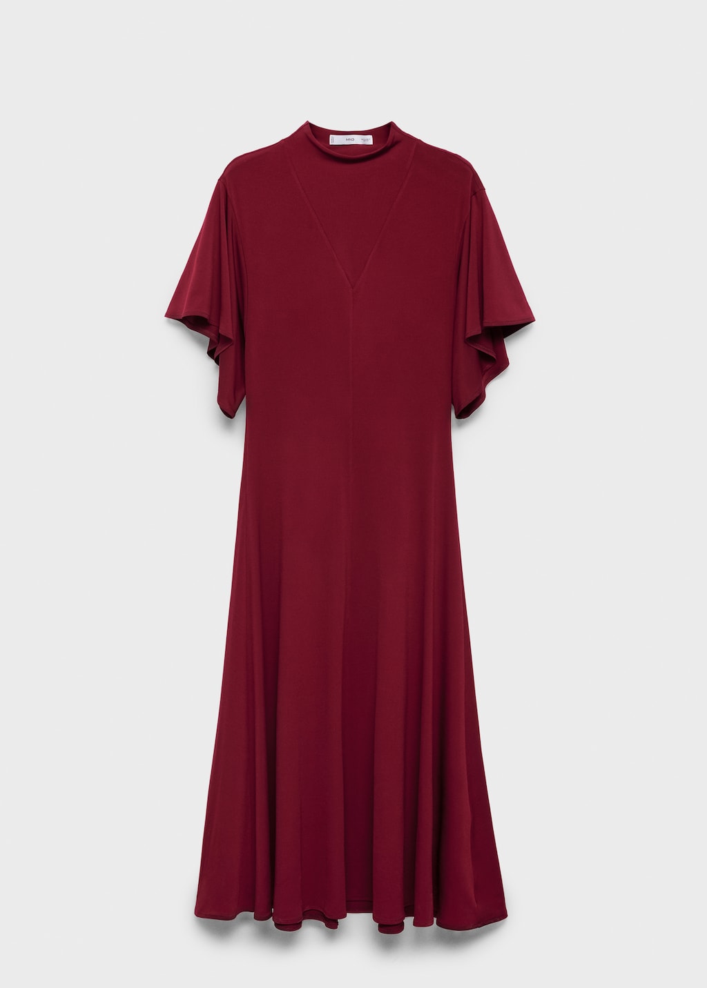 A-line dress with bell sleeves