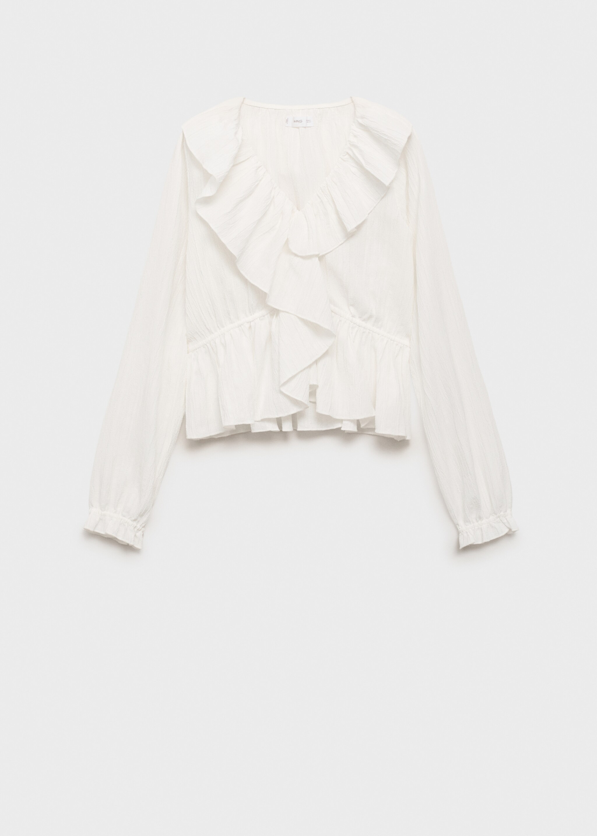 Ruffled cross blouse - Article without model