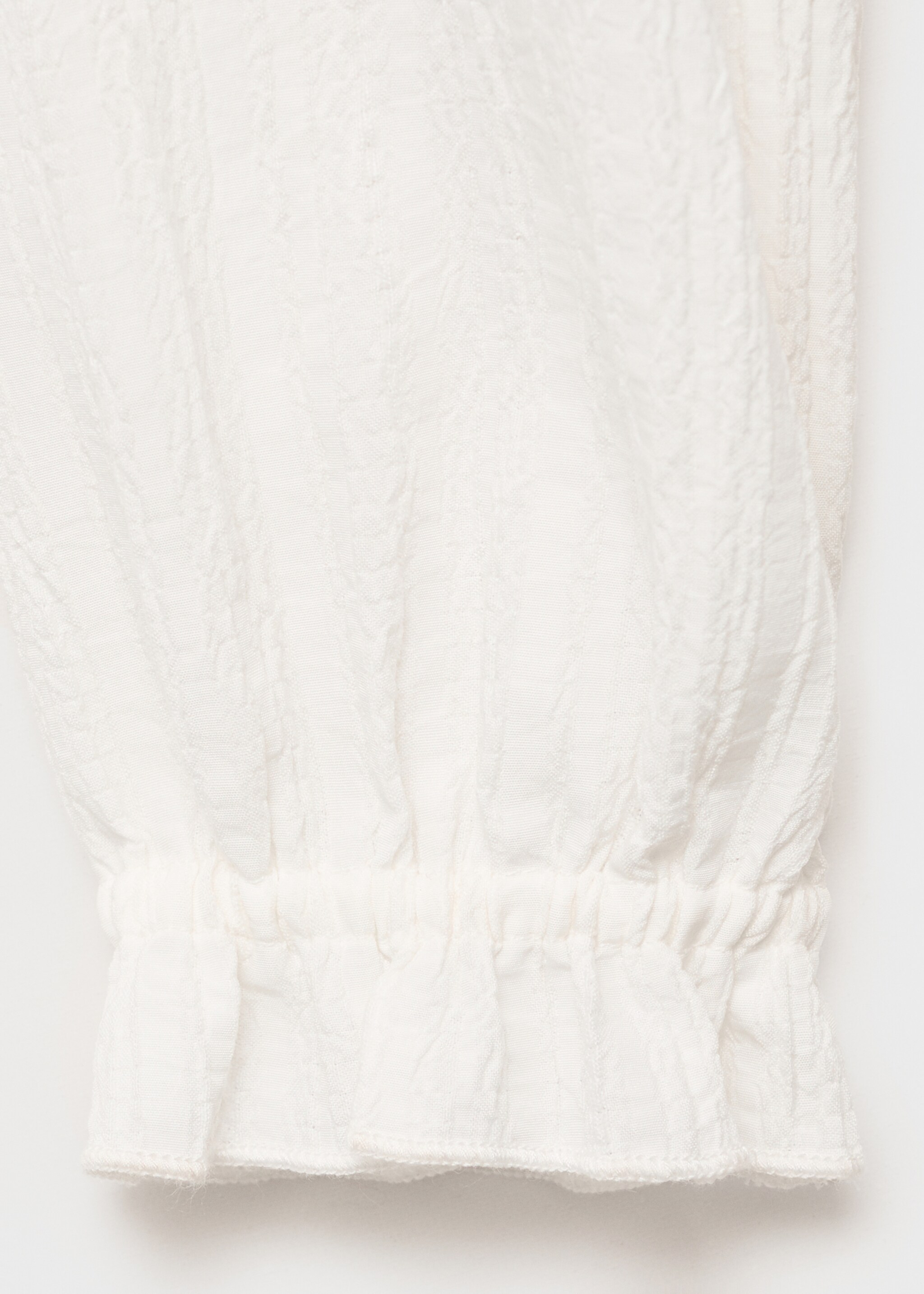 Ruffled cross blouse - Details of the article 0