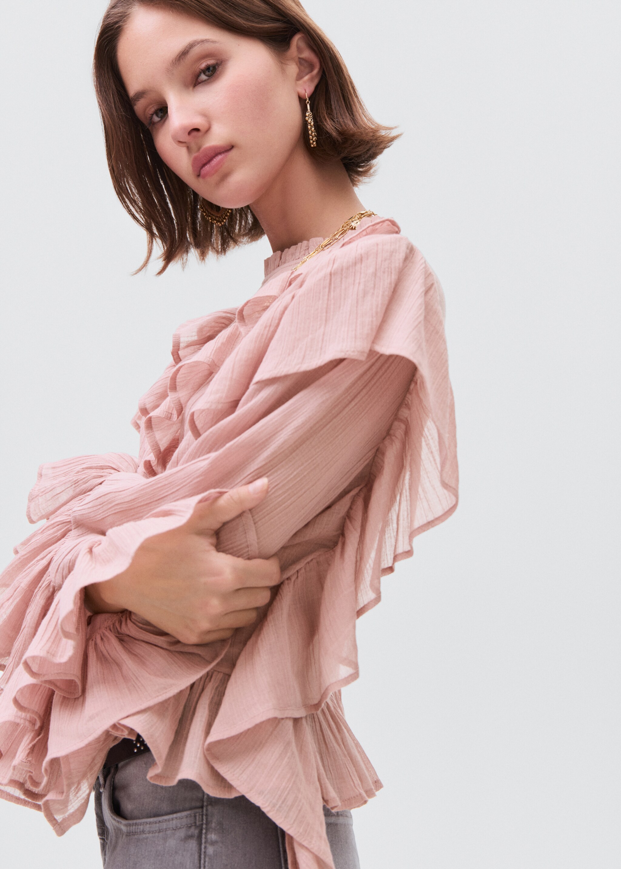 Blusa com folhos - Pormenor do artigo 2
