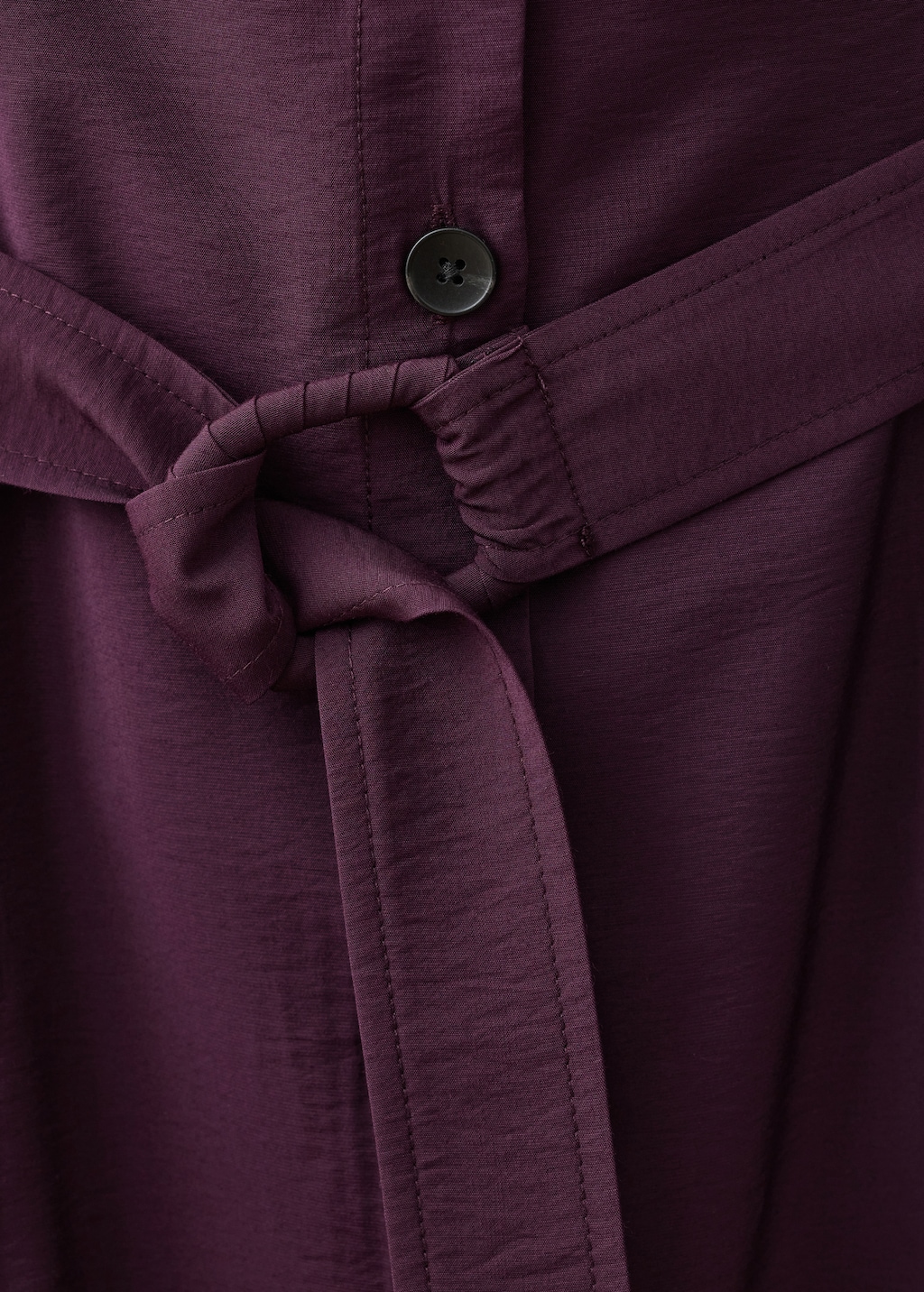 Mango Belt shirt dress