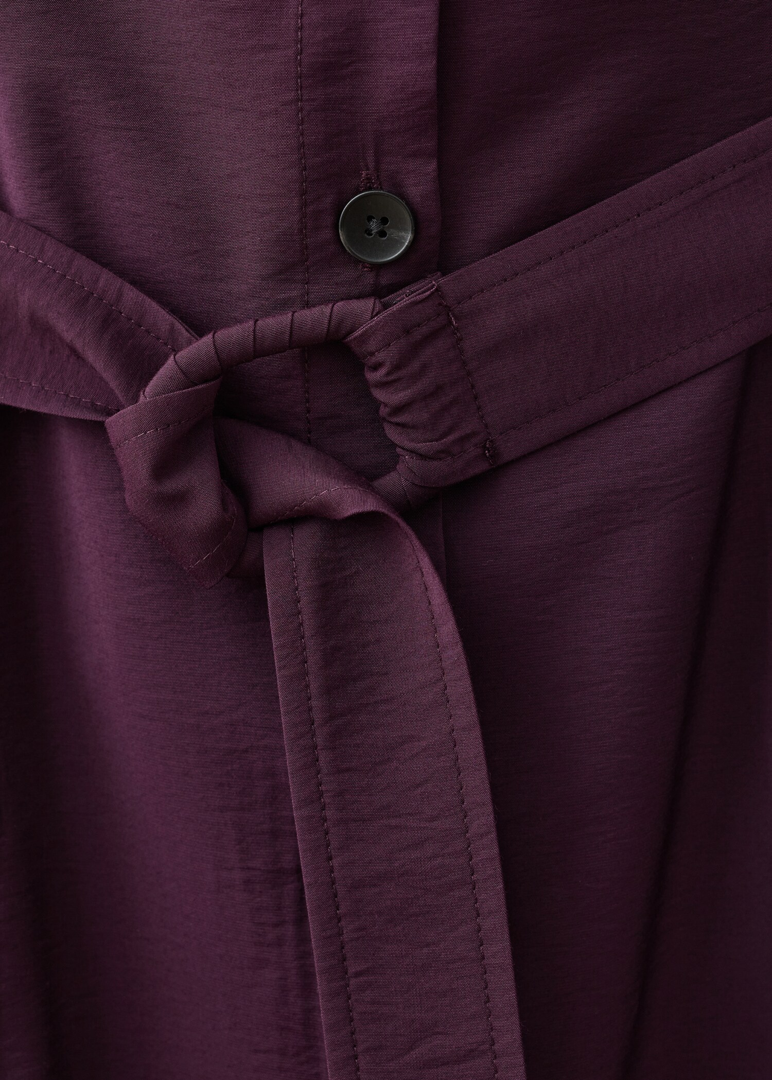 Vestido camisero cinturón - Detalle del artículo 0