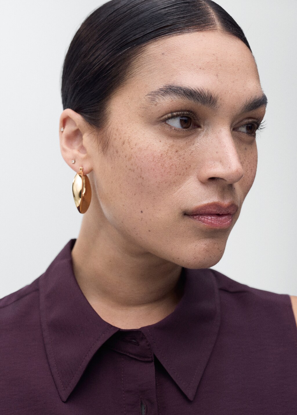 Mango Belt shirt dress