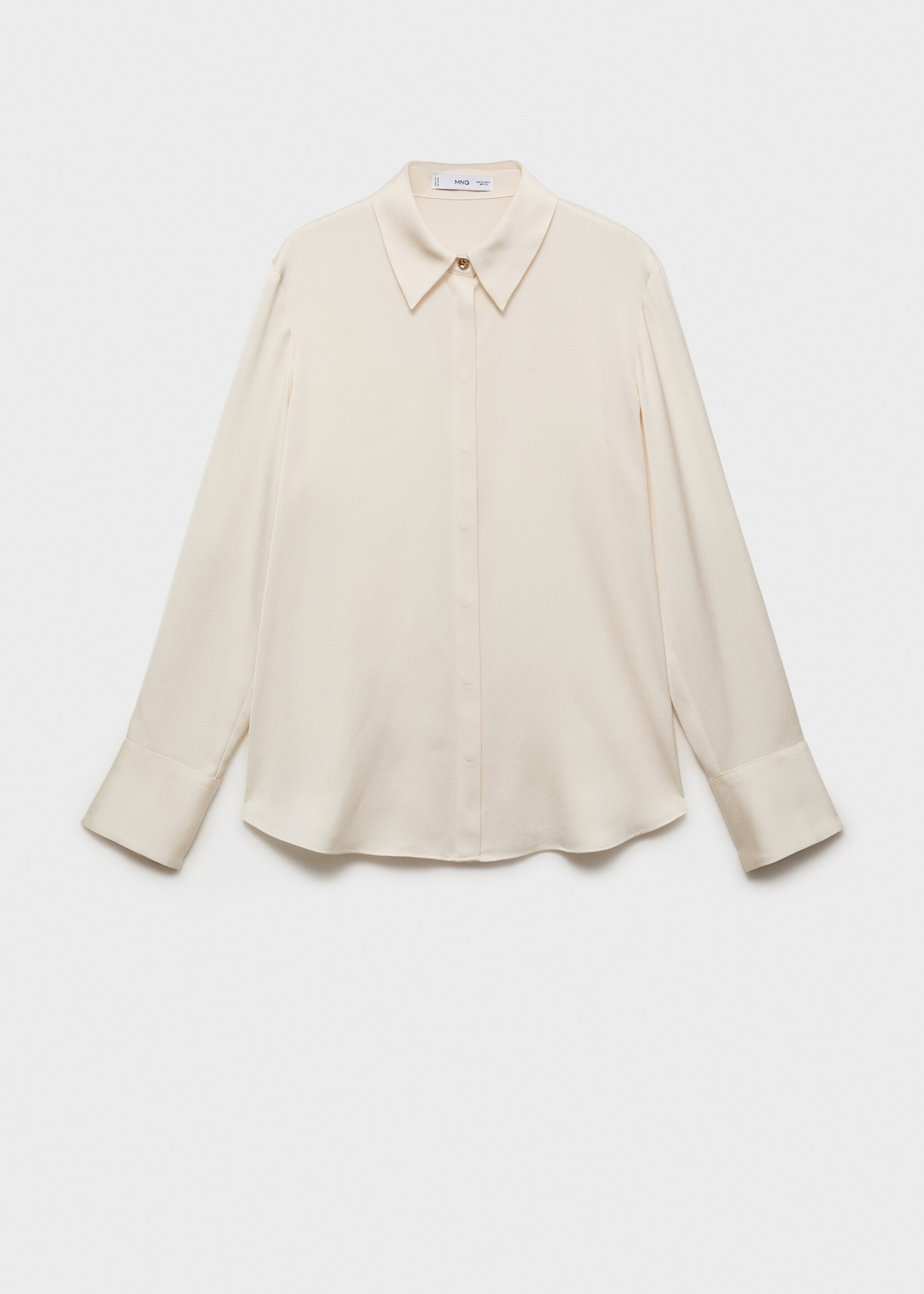 Satin finish flowy shirt - Article without model