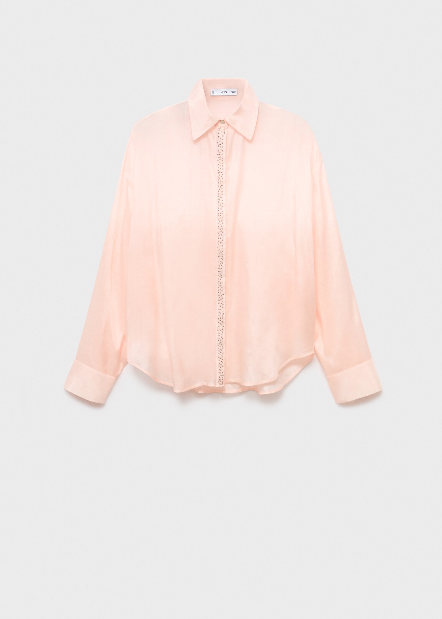 Modal shirt with rhinestones - Article without model