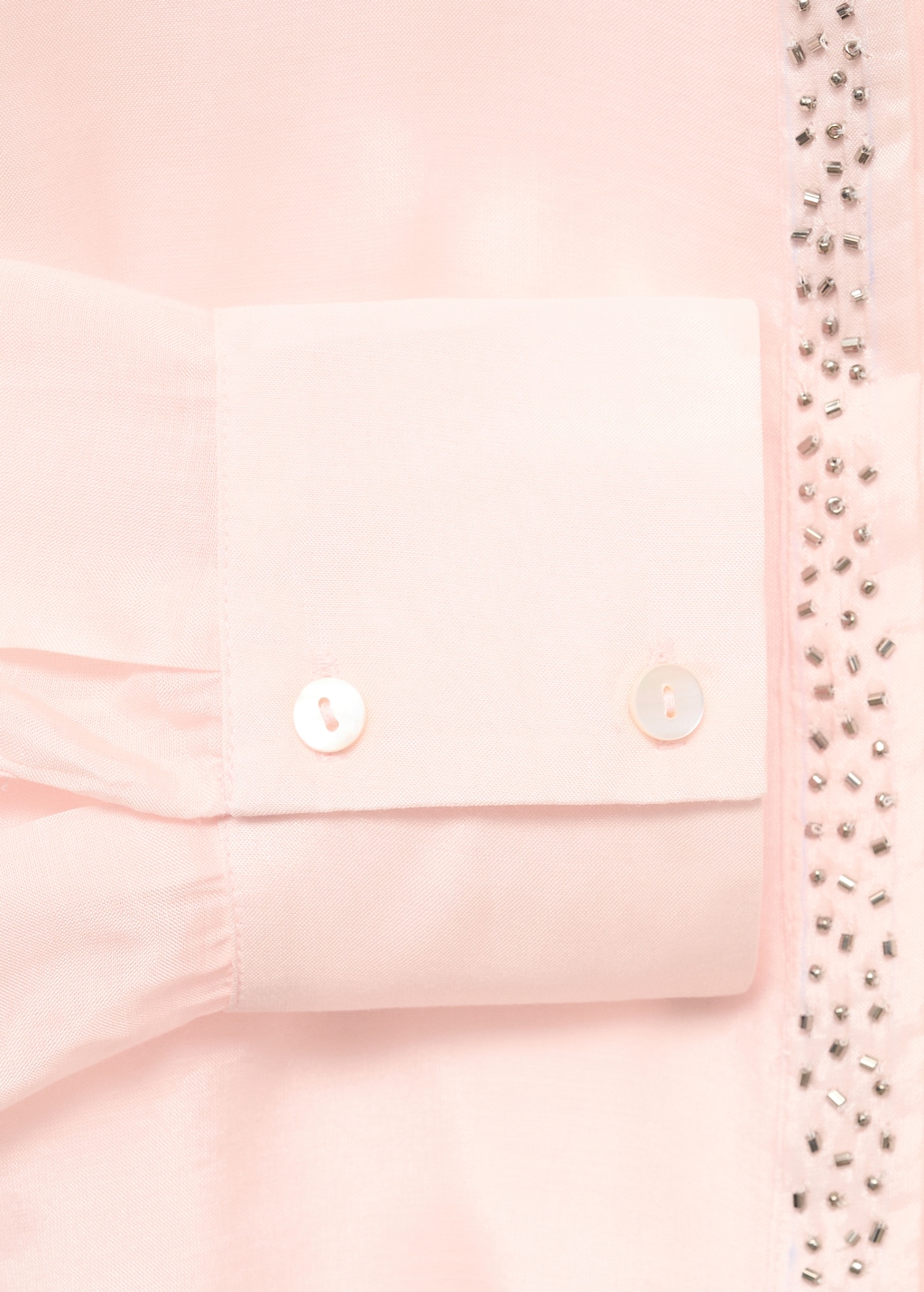 Modal shirt with rhinestones