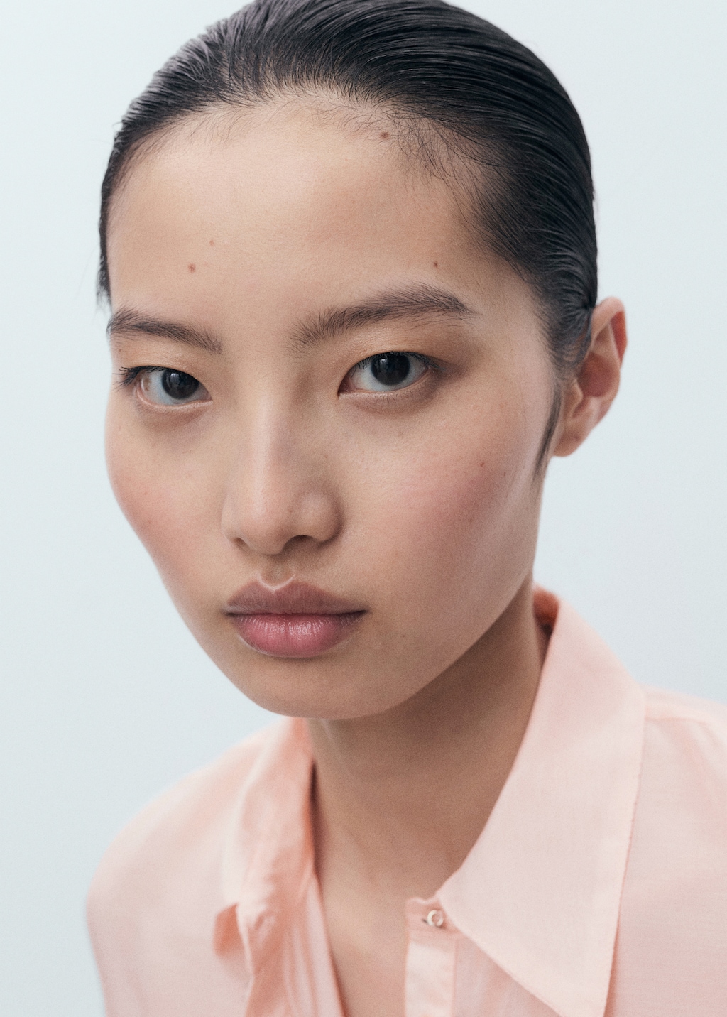 Modal shirt with rhinestones