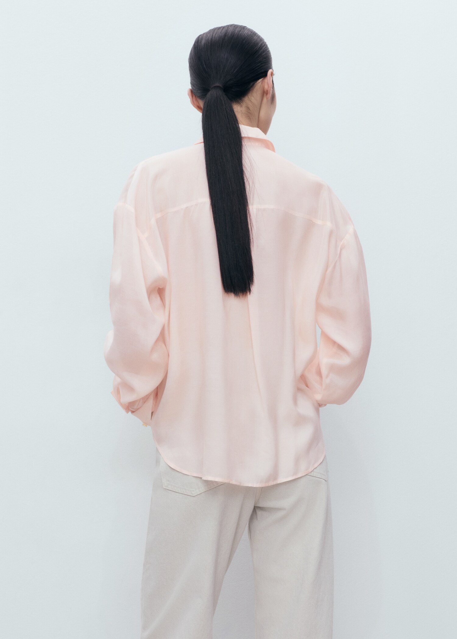 Modal shirt with rhinestones - Reverse of the article