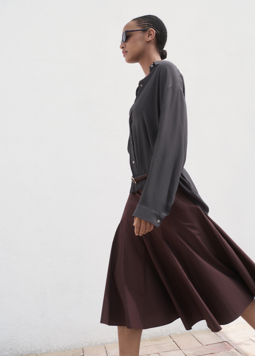 Oversize flowy shirt