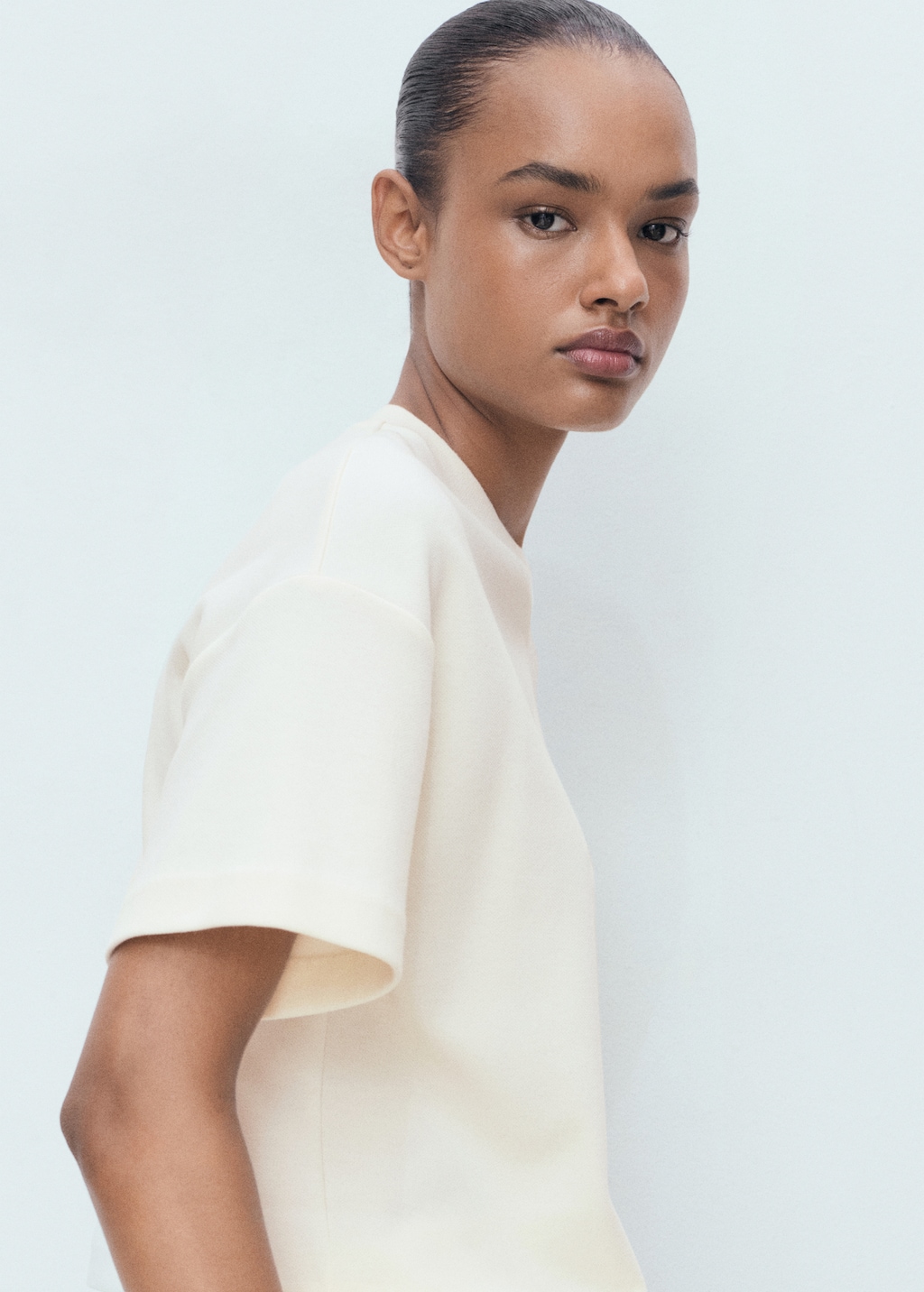 Cotton short-sleeved t-shirt - Women | MANGO USA