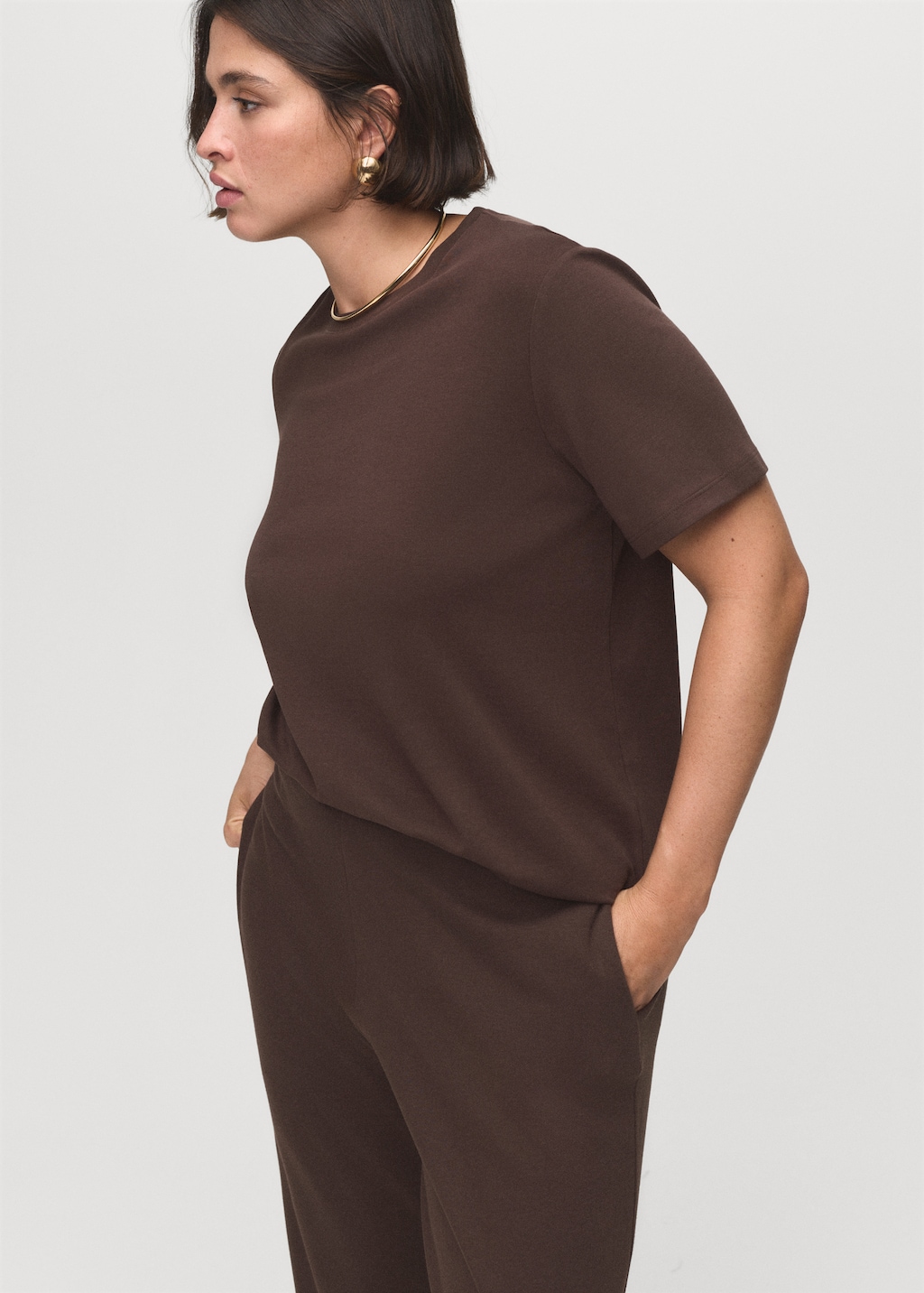 Cotton short-sleeved t-shirt