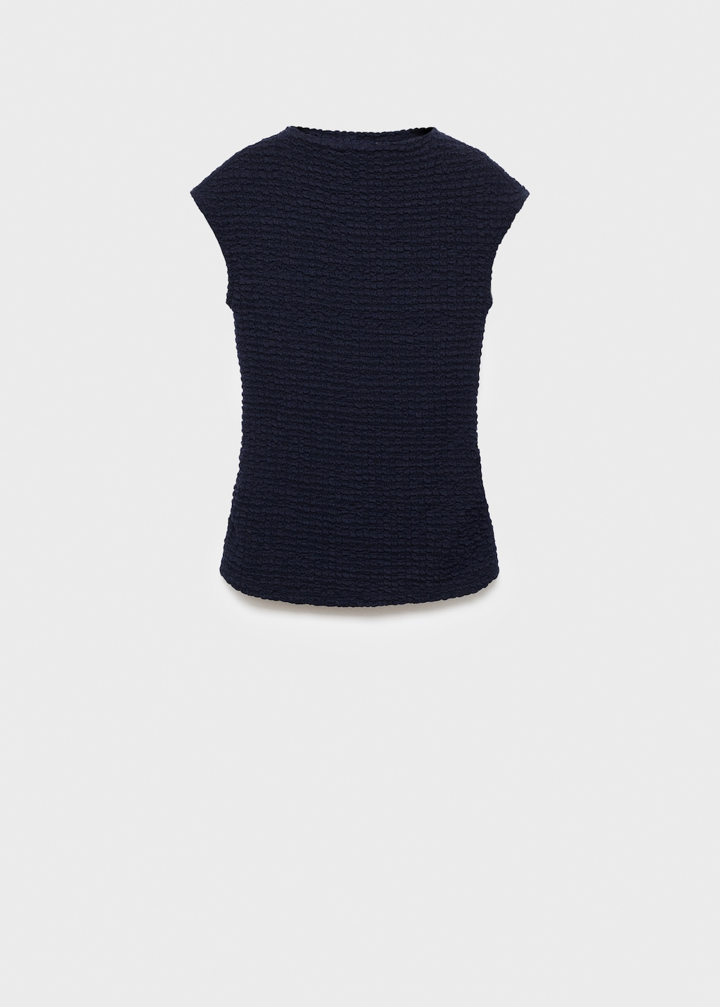 Mango Crêpe cotton maternity top