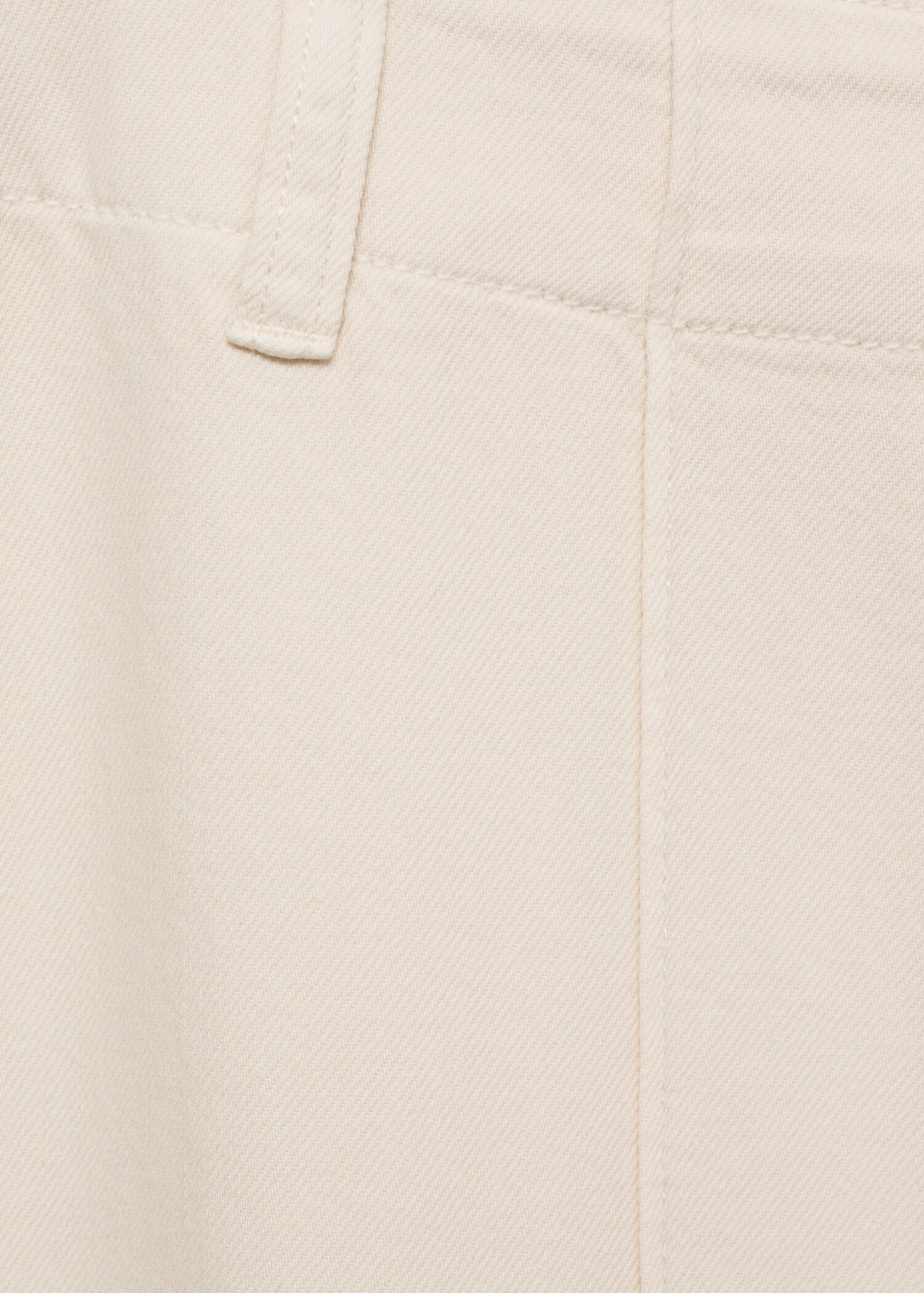 Wide leg denim pants with stitching - Details of the article 8