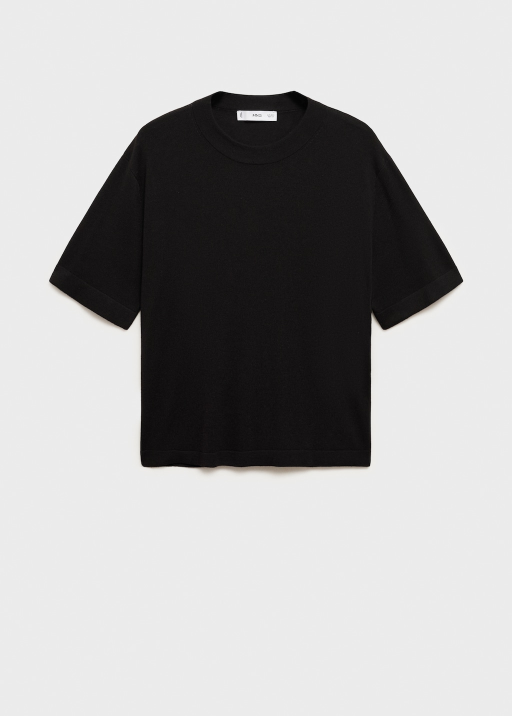 Mango Short-sleeved fine-knit sweater