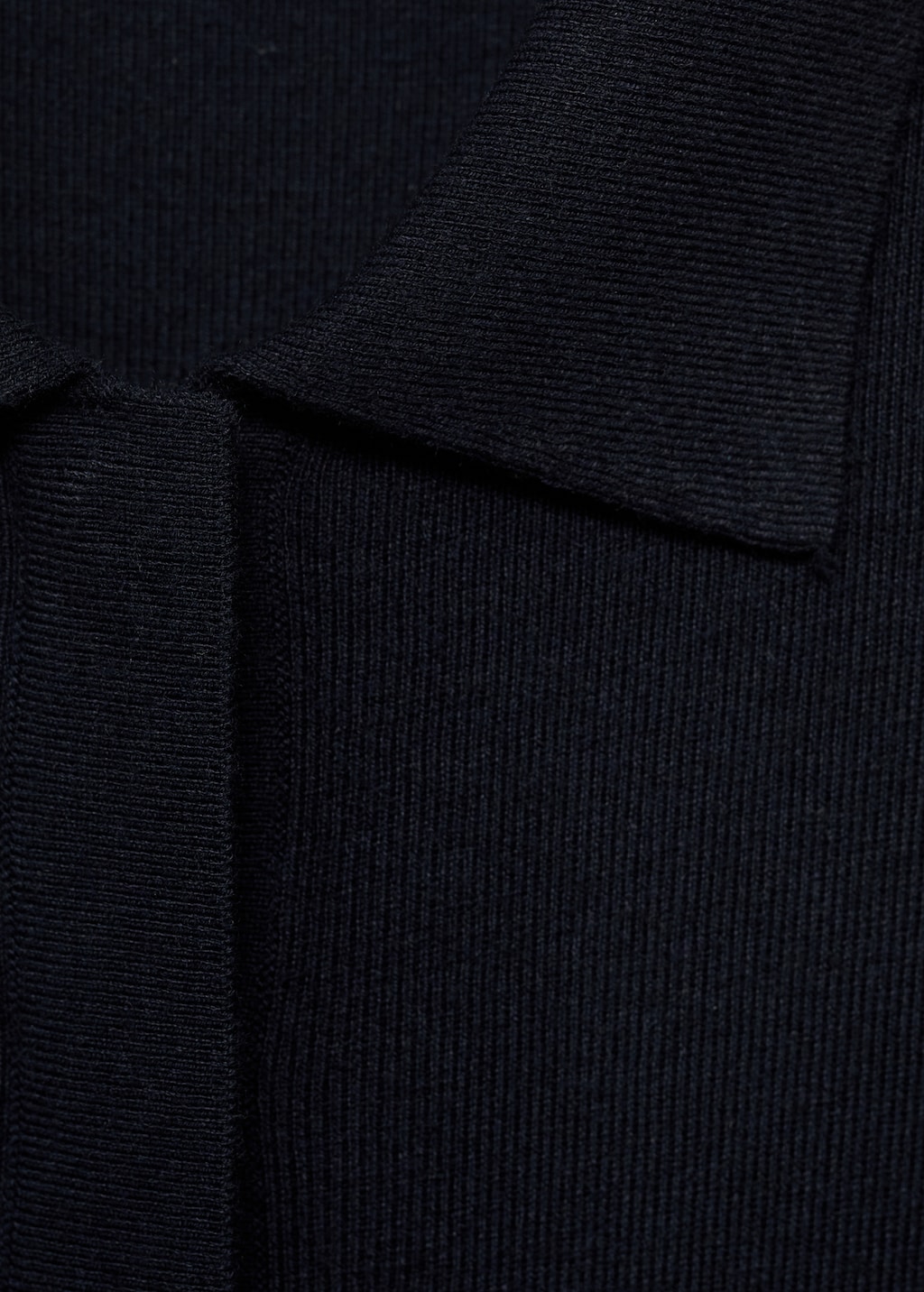 Mango Short-sleeved polo-neck sweater