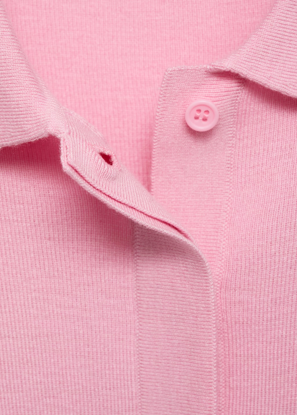 Mango Short-sleeved polo-neck sweater