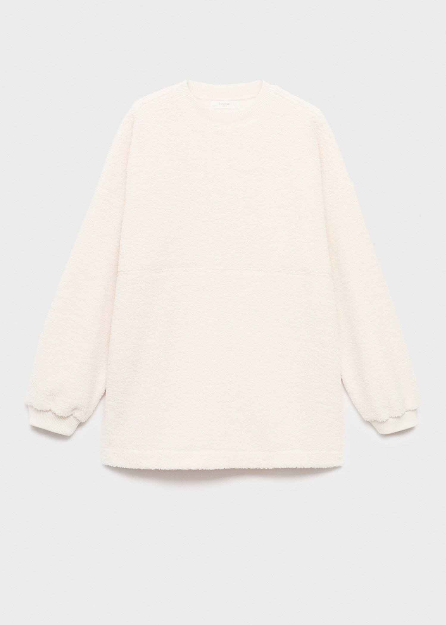 Shearling pyjama sweatshirt - Article without model