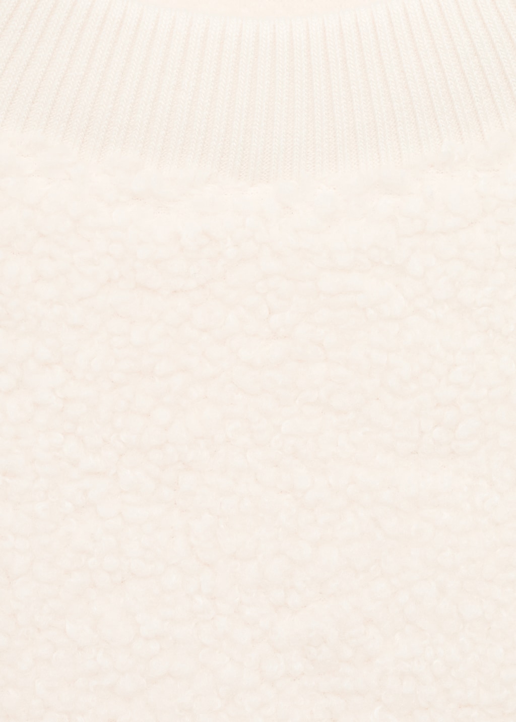 Shearling pyjama sweatshirt