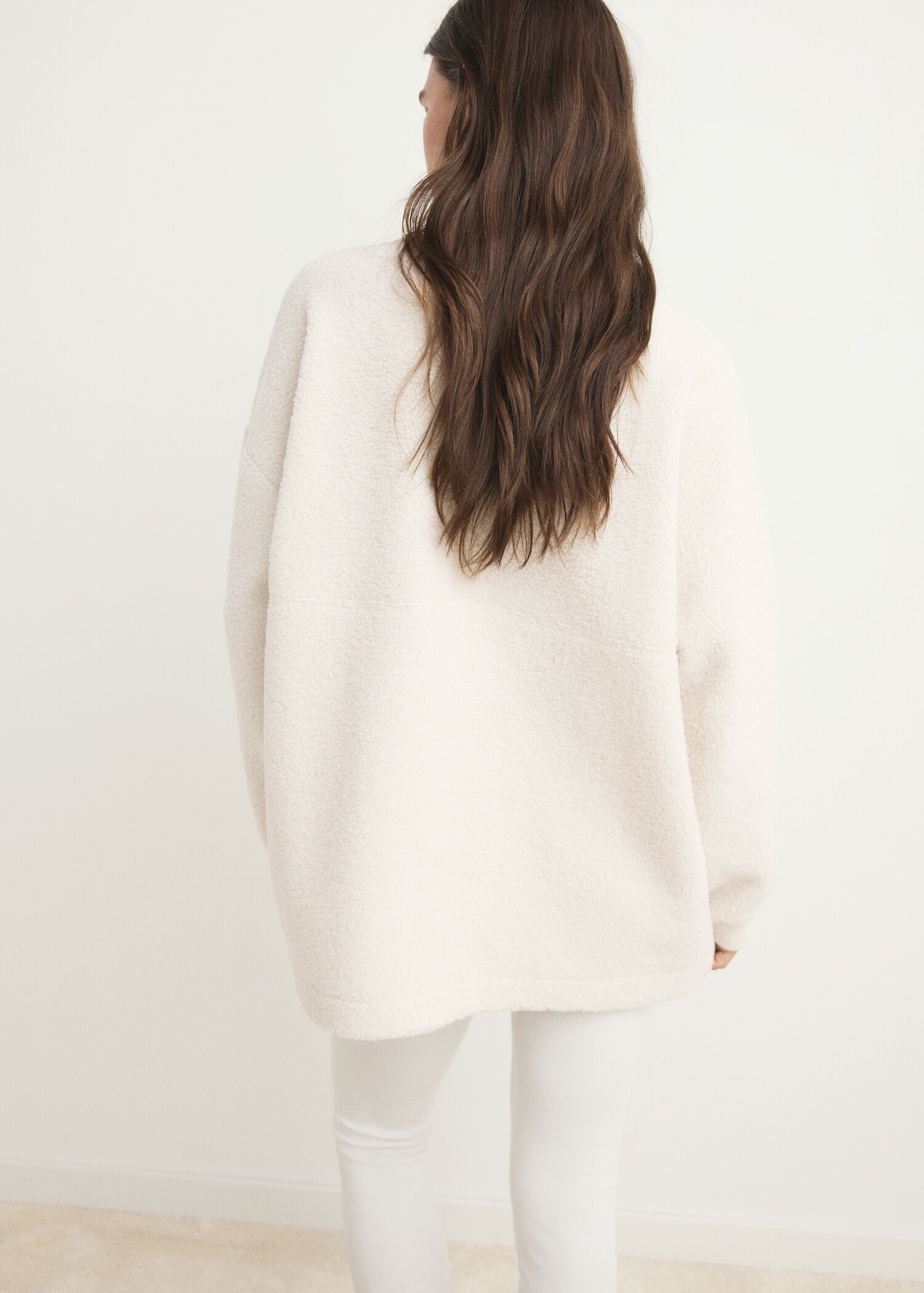 Shearling pyjama sweatshirt - Reverse of the article