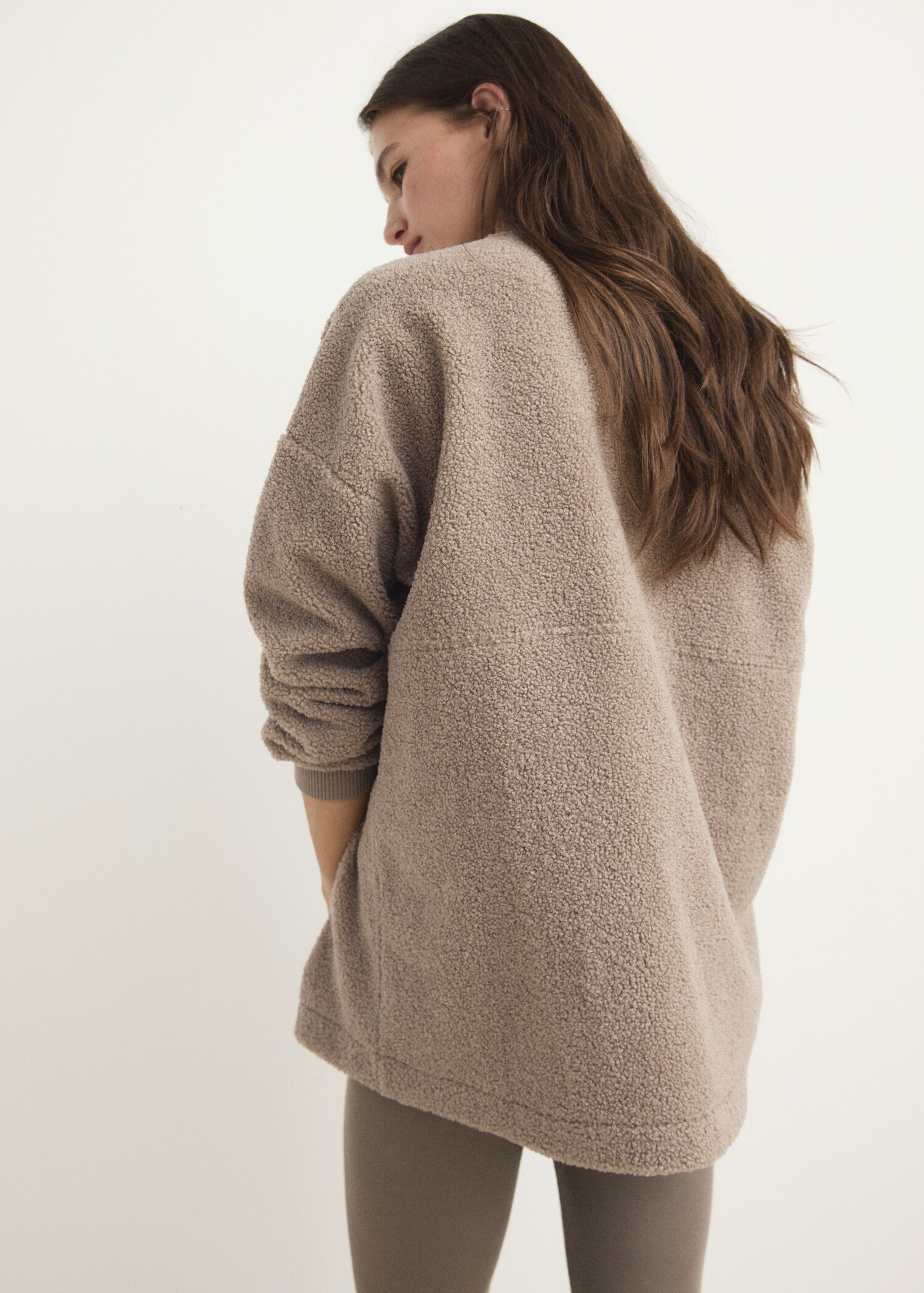 Shearling pyjama sweatshirt - Reverse of the article