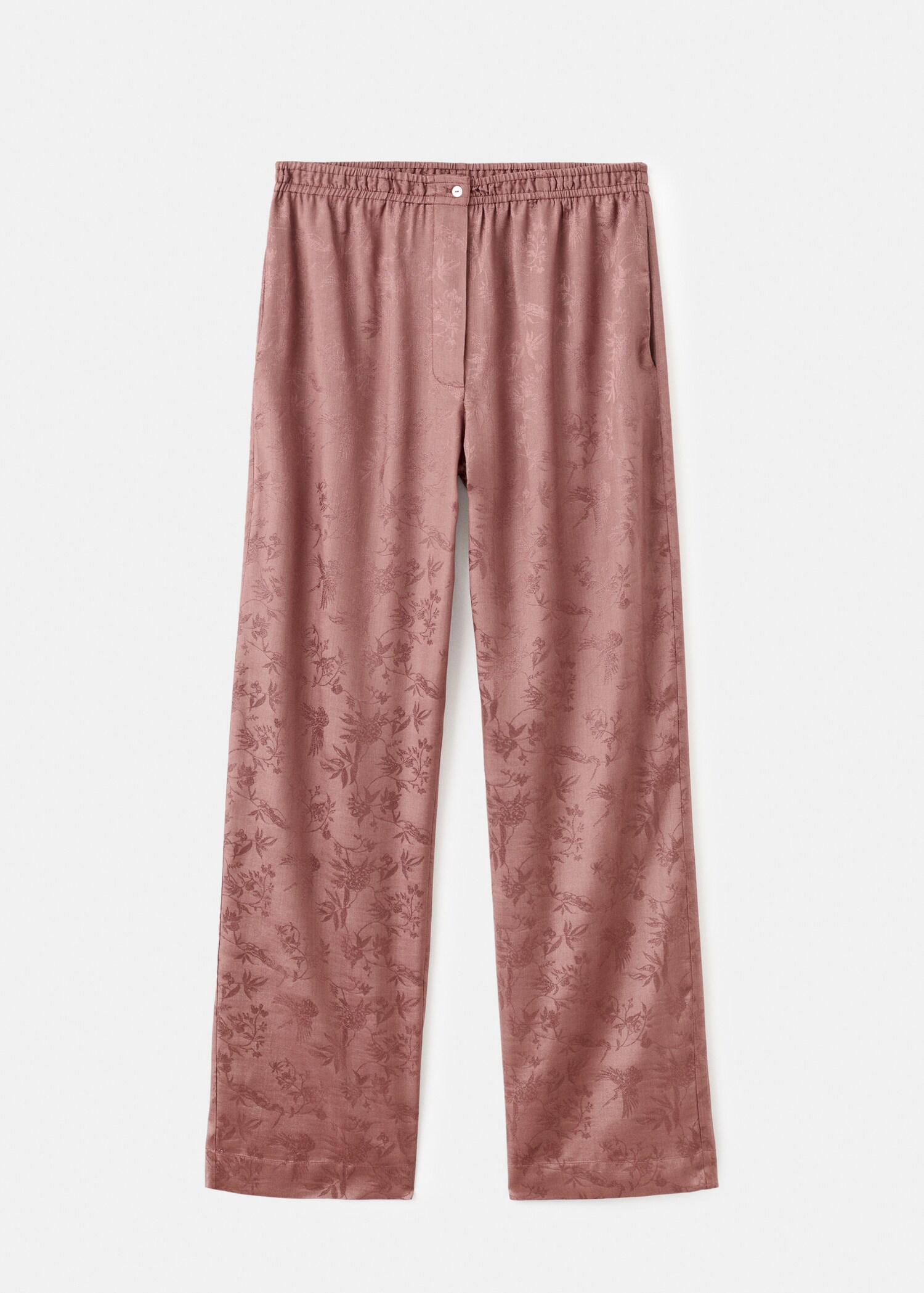 Pantalón pijama jacquard satén - Artículo sin modelo