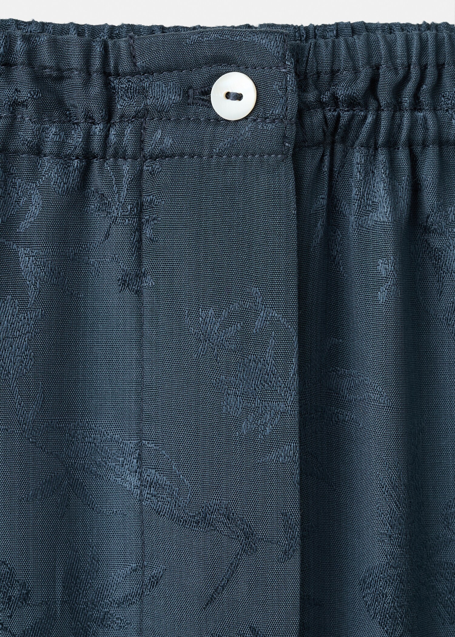 Pantalón pijama jacquard satén - Detalle del artículo 8
