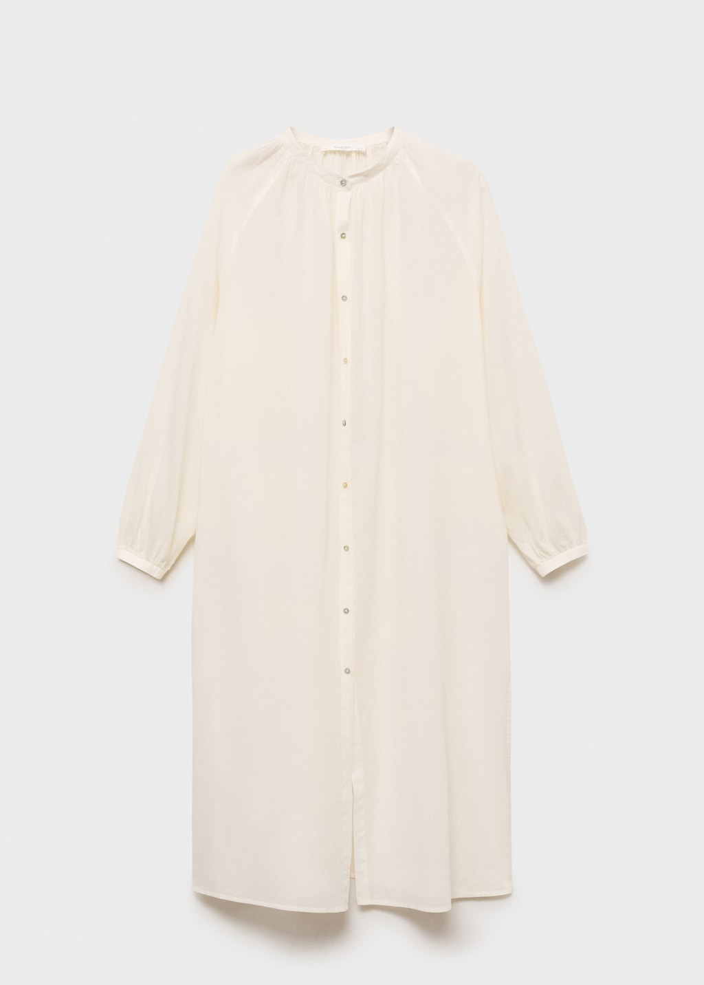 Cotton tunic with buttons - image 5
