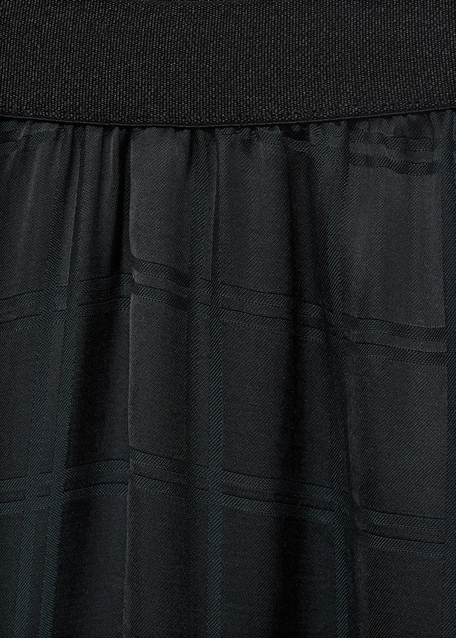 Rayon check pyjama trousers - Details of the article 8