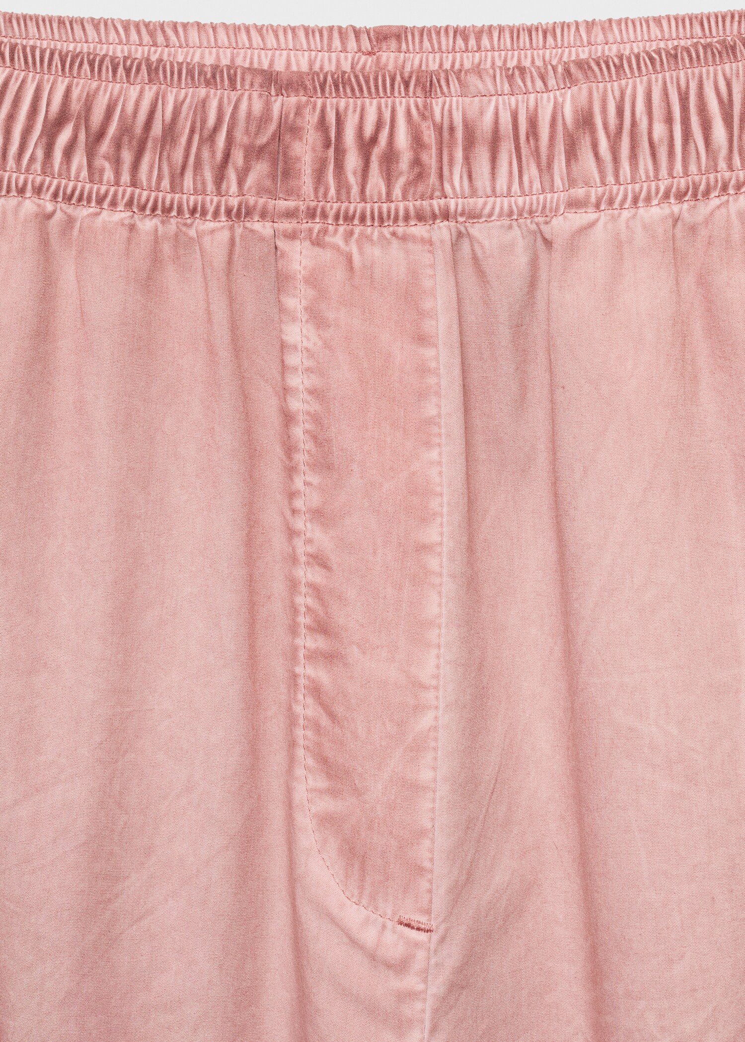 بنطال طويل من القطن مصبوغ بتقنية garment dyed - تفاصيل المنتج 8
