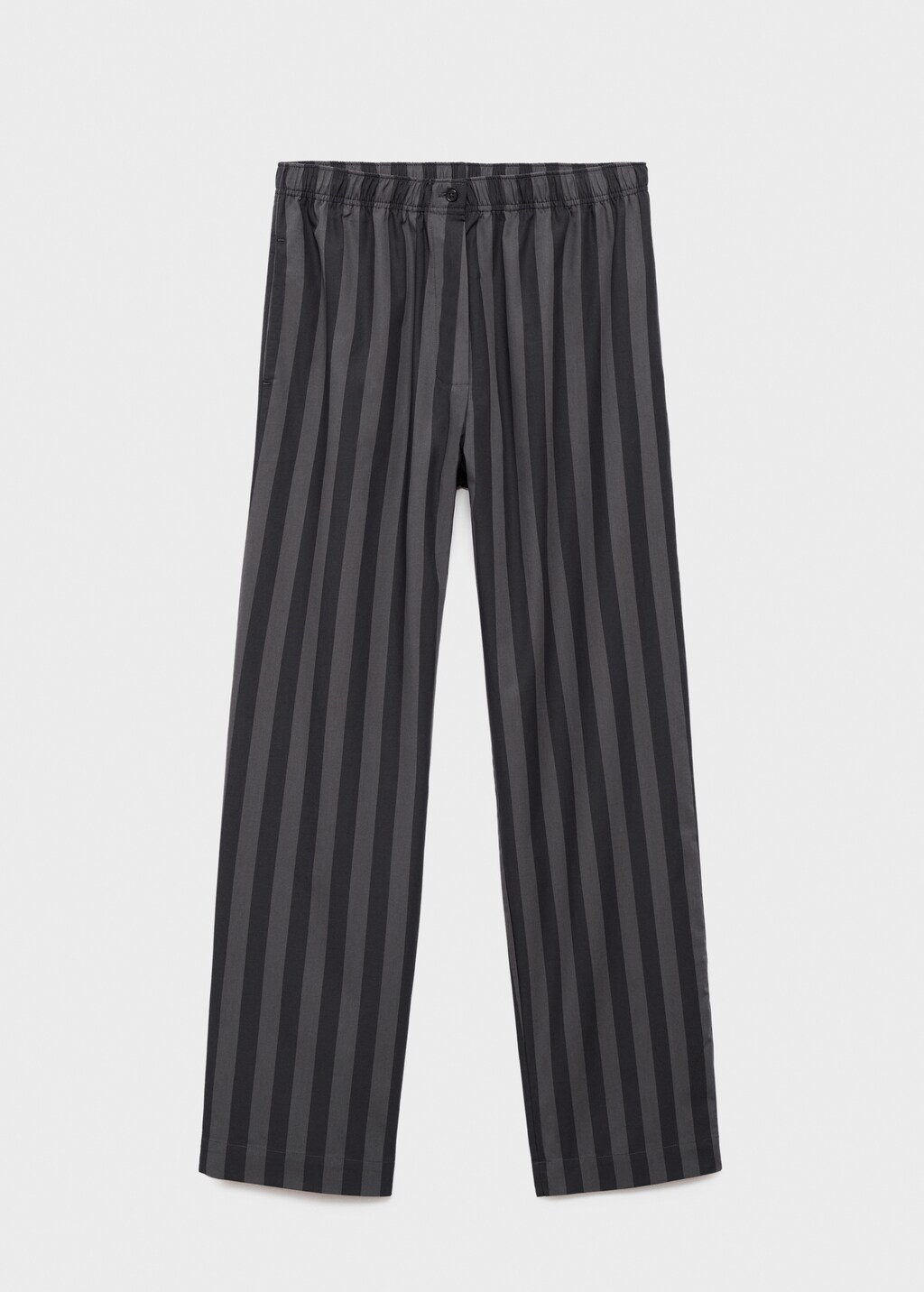 Woven striped pajama pants - image 5