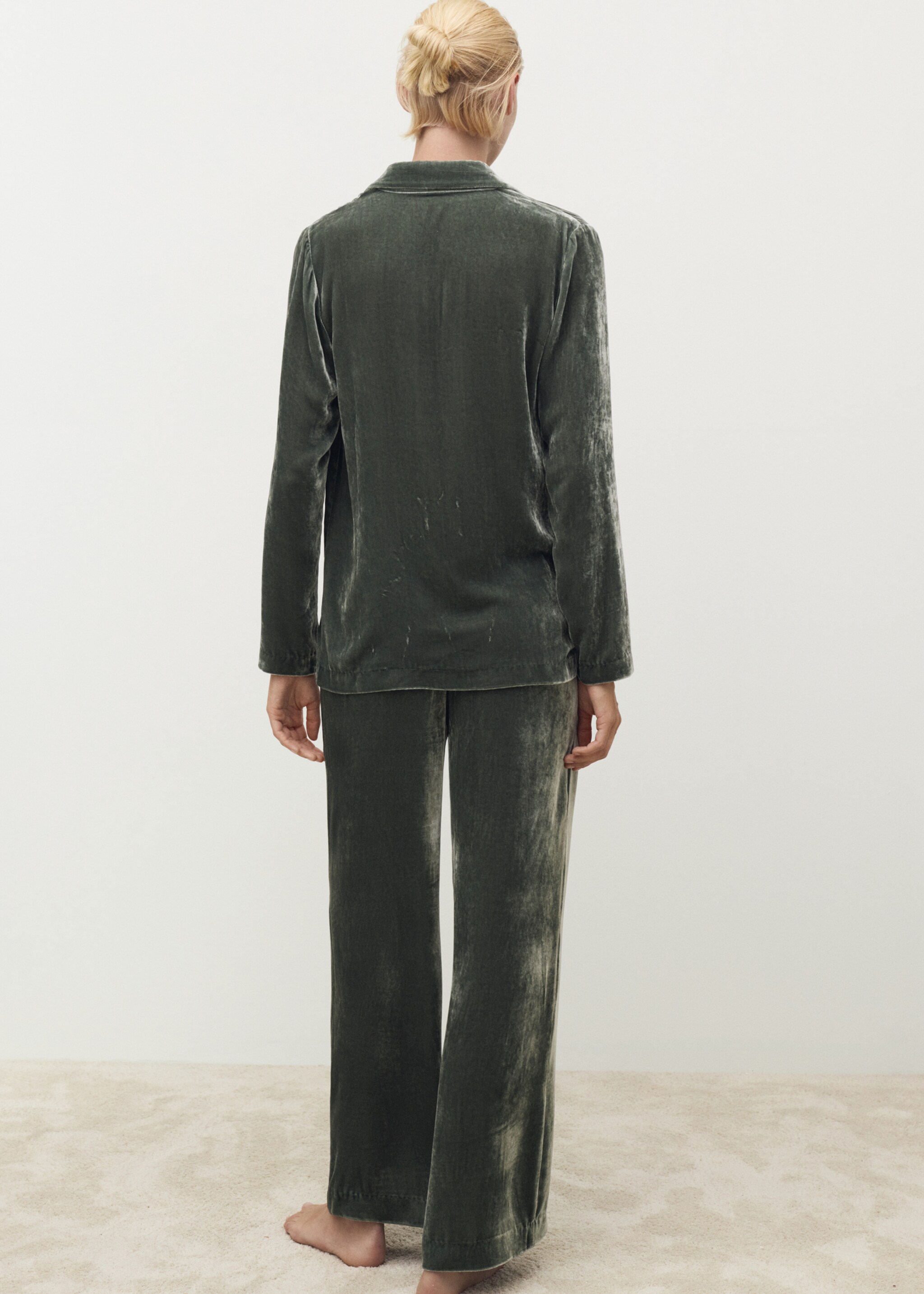 Pantalon velours soie - Verso de l’article