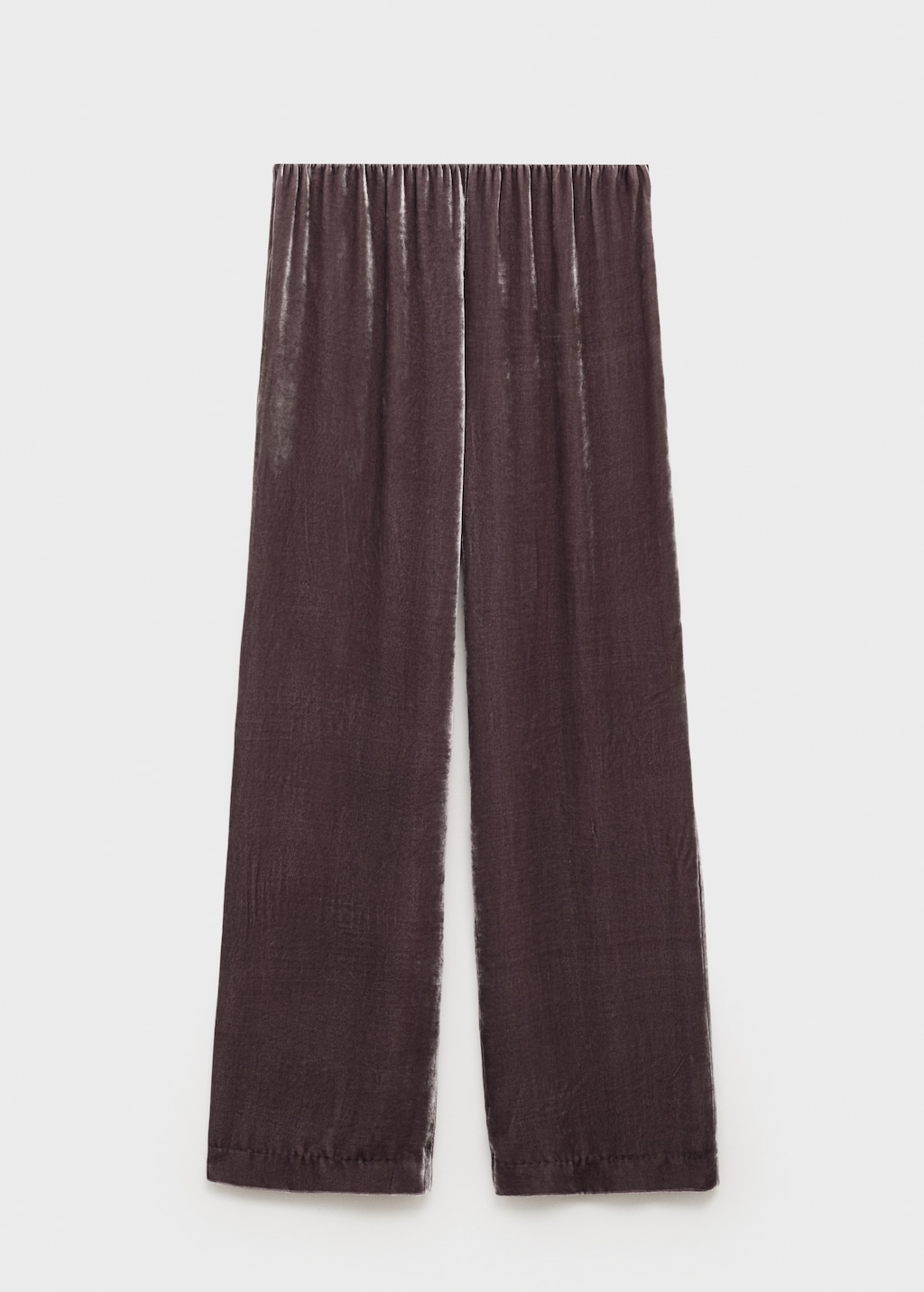 Silk velvet pants