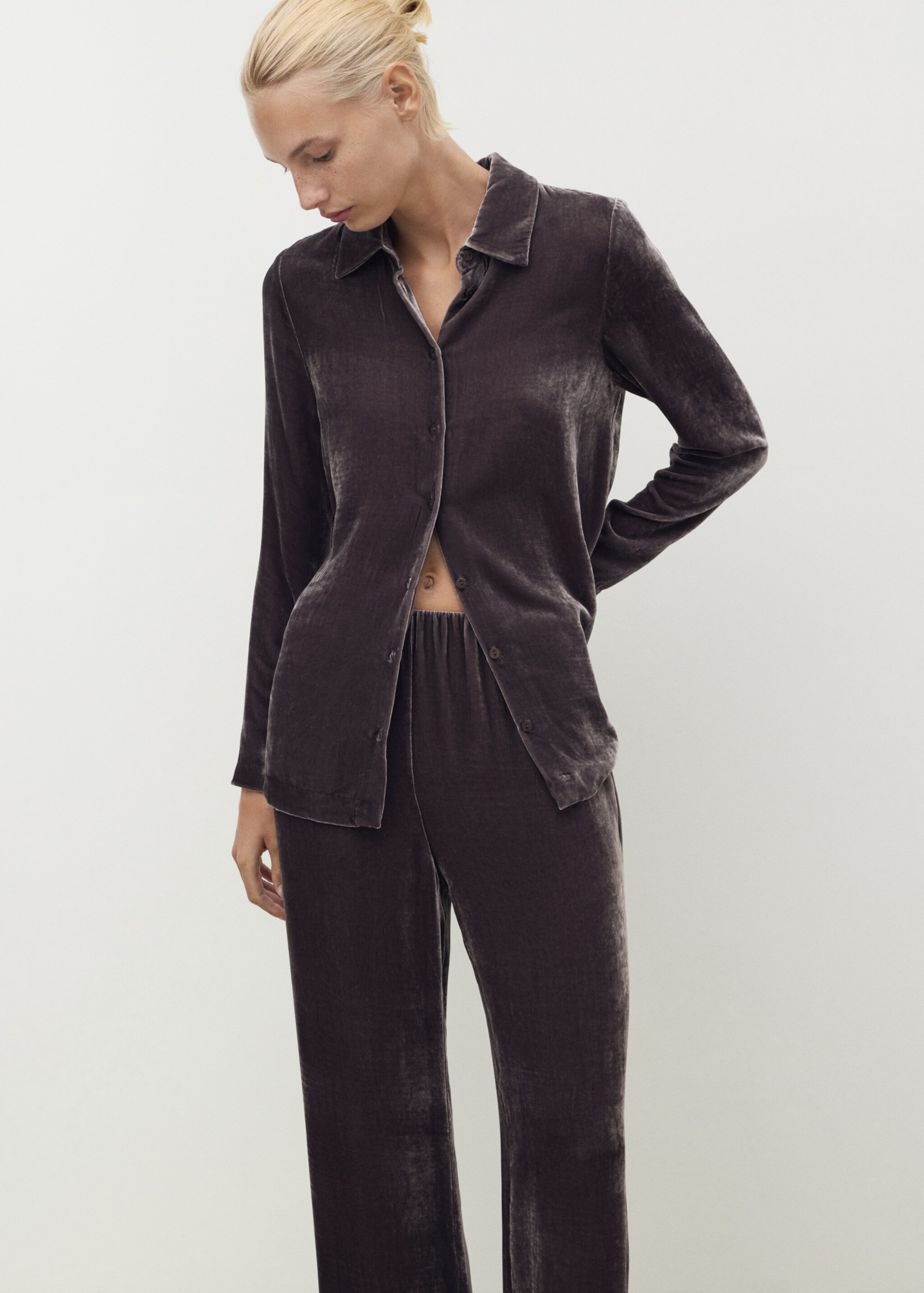 Pantalon velours soie - Détail de l'article 1