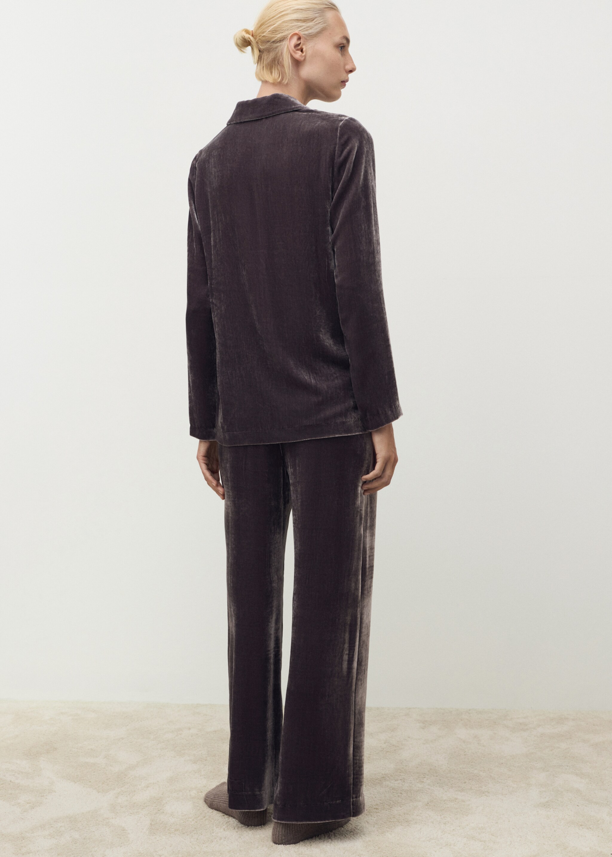 Pantalon velours soie - Verso de l’article