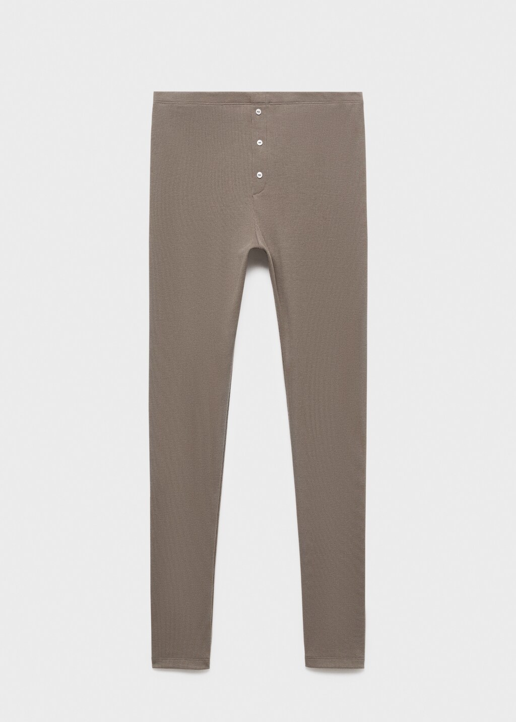 Long rib-knit pants - image 5